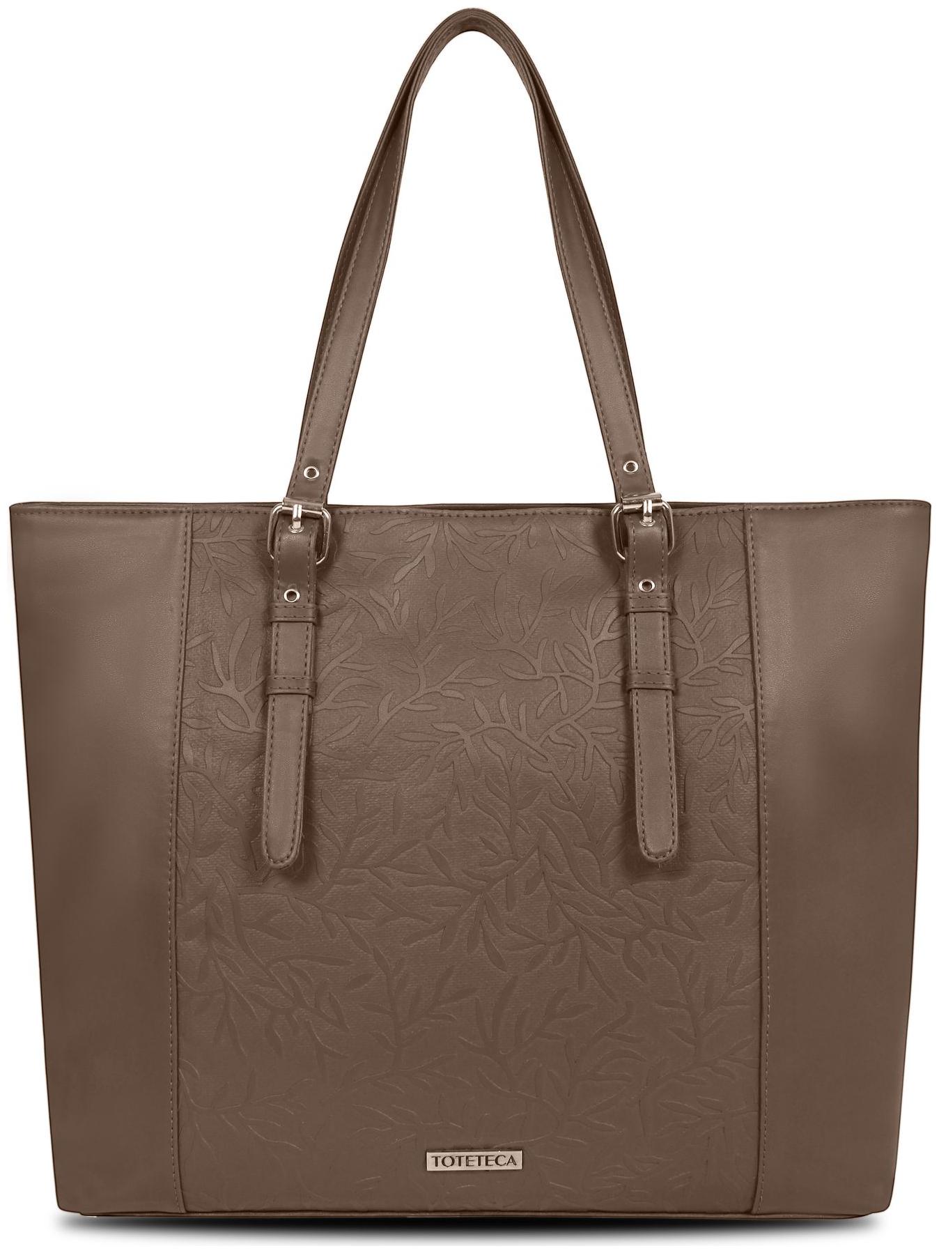 

Toteteca Bag Works Beige Faux Leather Shoulder Bag