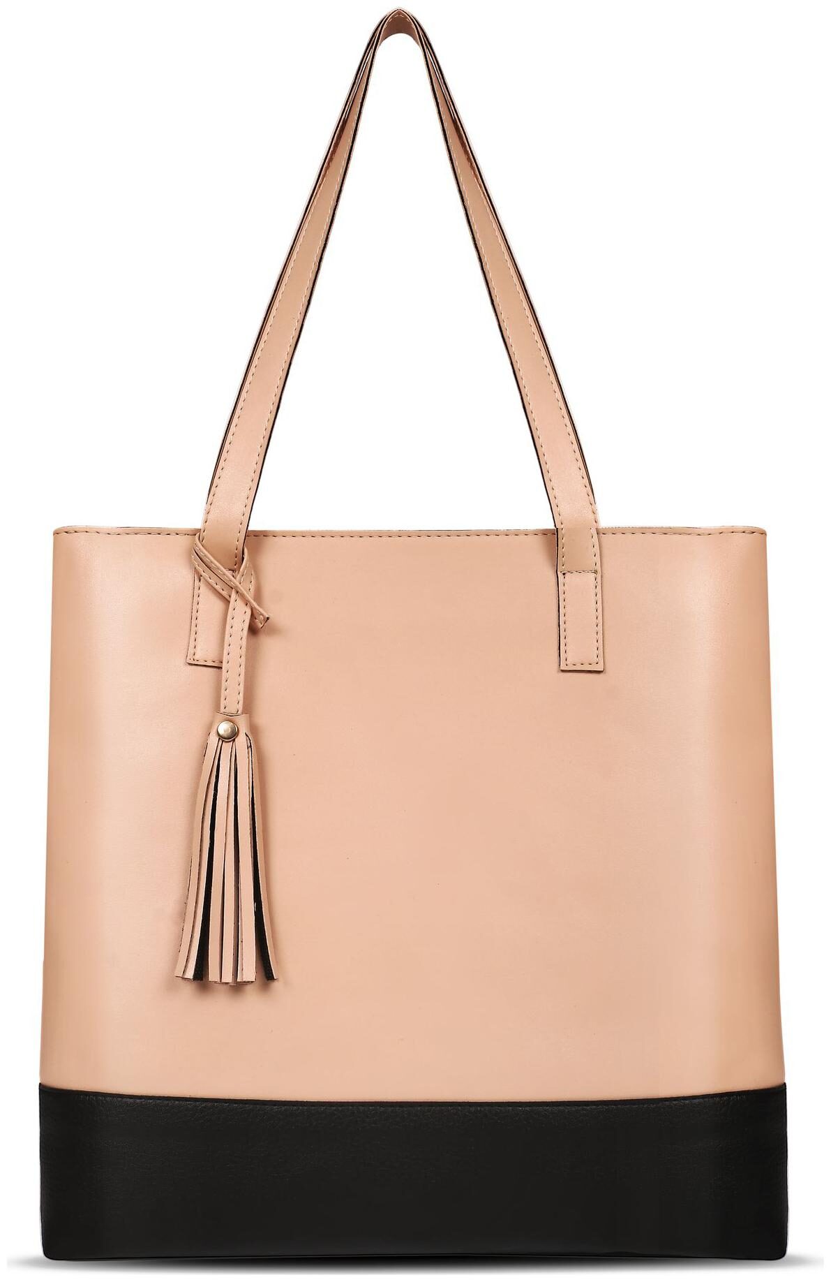 

Toteteca Bag Works Pink Faux Leather Shoulder Bag