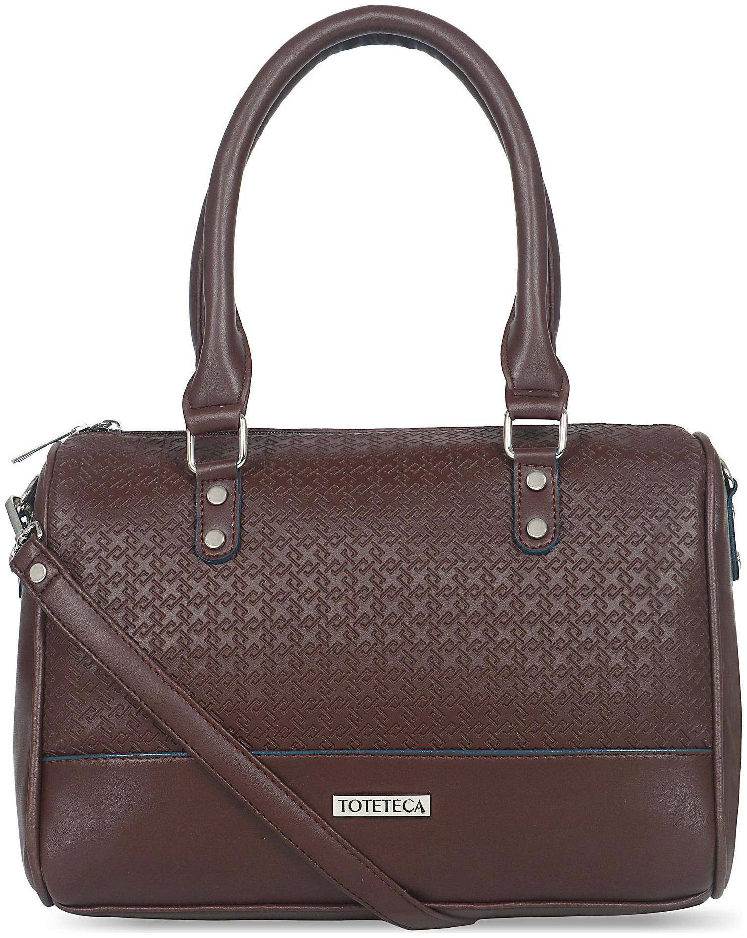 

Toteteca Bag Works Brown Faux Leather Shoulder Bag