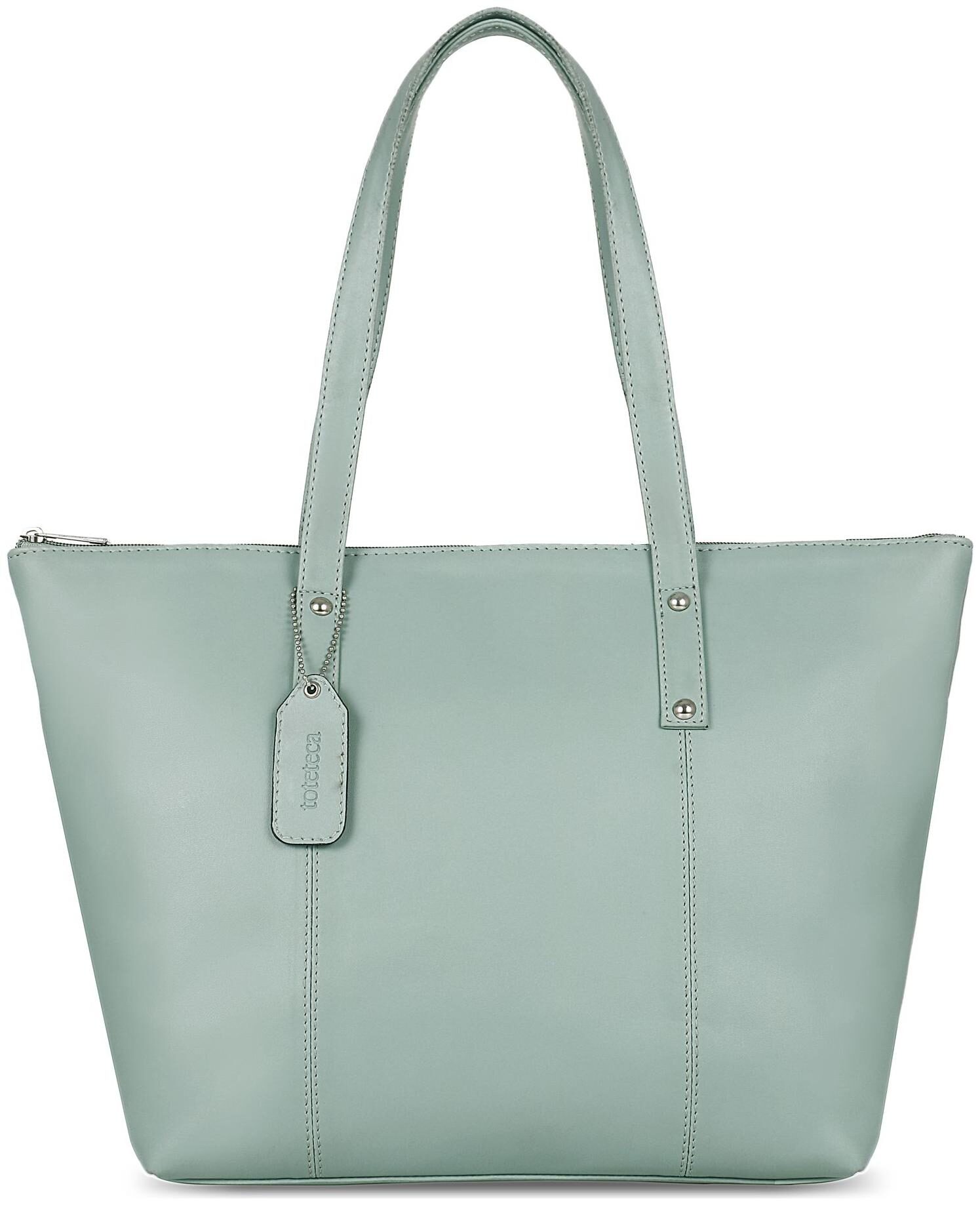 

Toteteca Bag Works Green Faux Leather Shoulder Bag