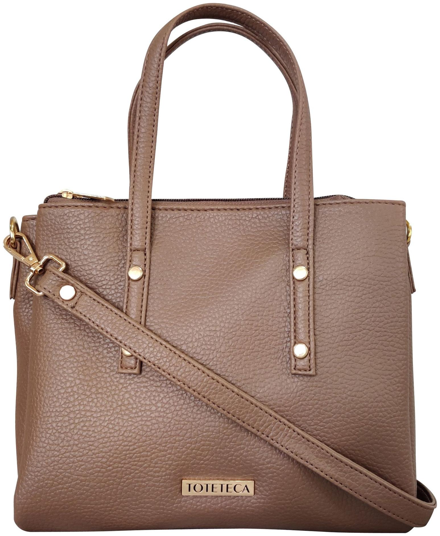 

Toteteca Bag Works Beige Faux Leather Shoulder Bag