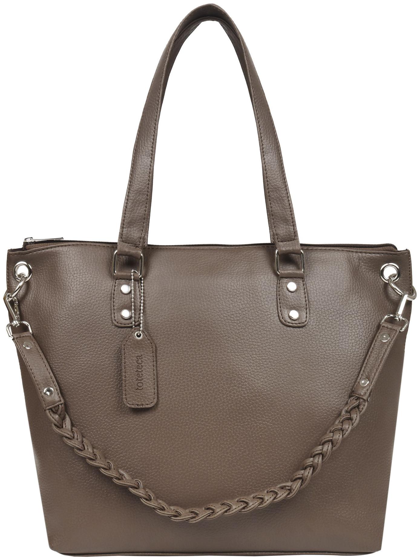 

Toteteca Bag Works Beige PU Shoulder Bag