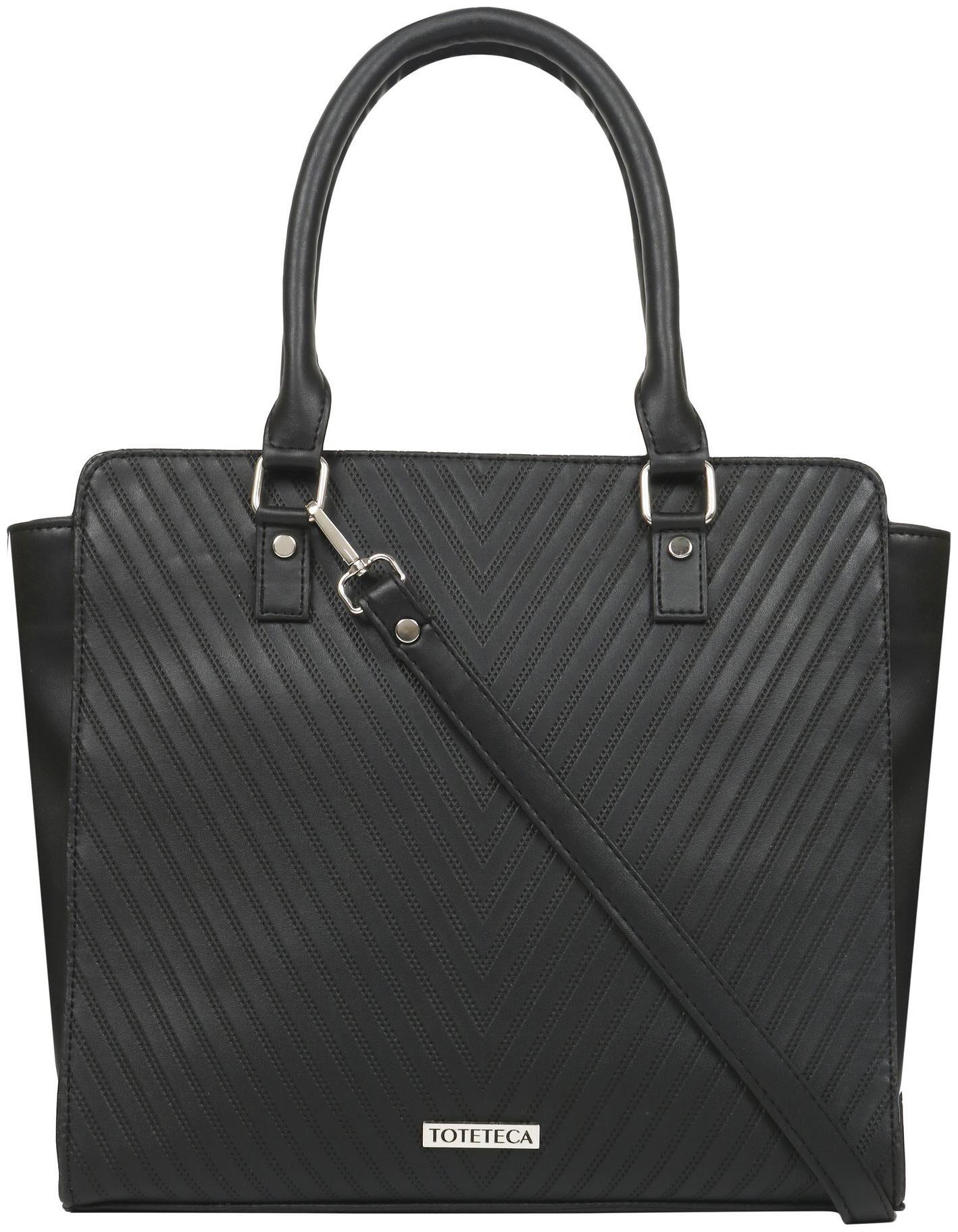 

Toteteca Bag Works Black PU Shoulder Bag