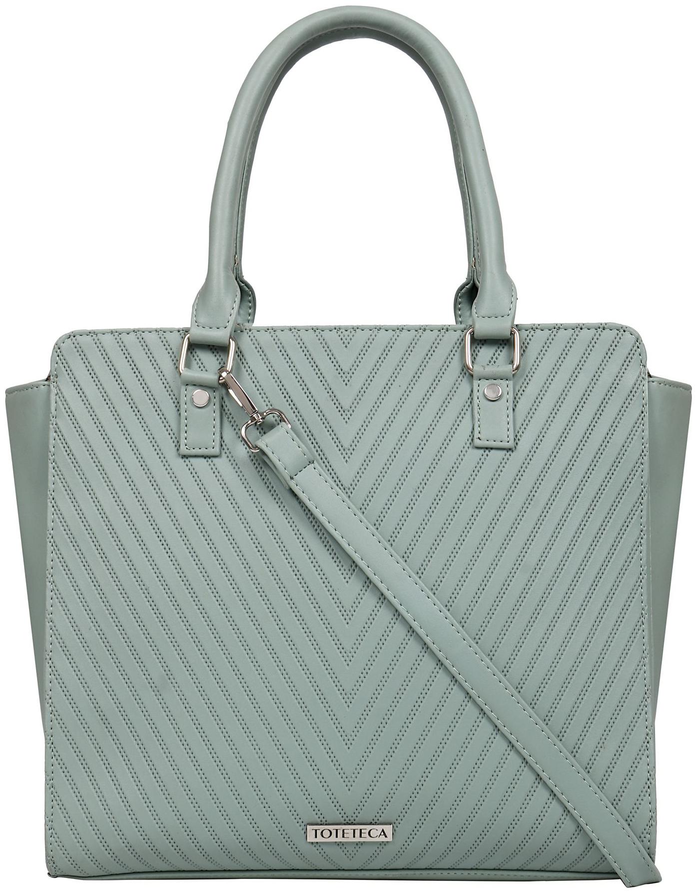 

Toteteca Bag Works Green PU Shoulder Bag