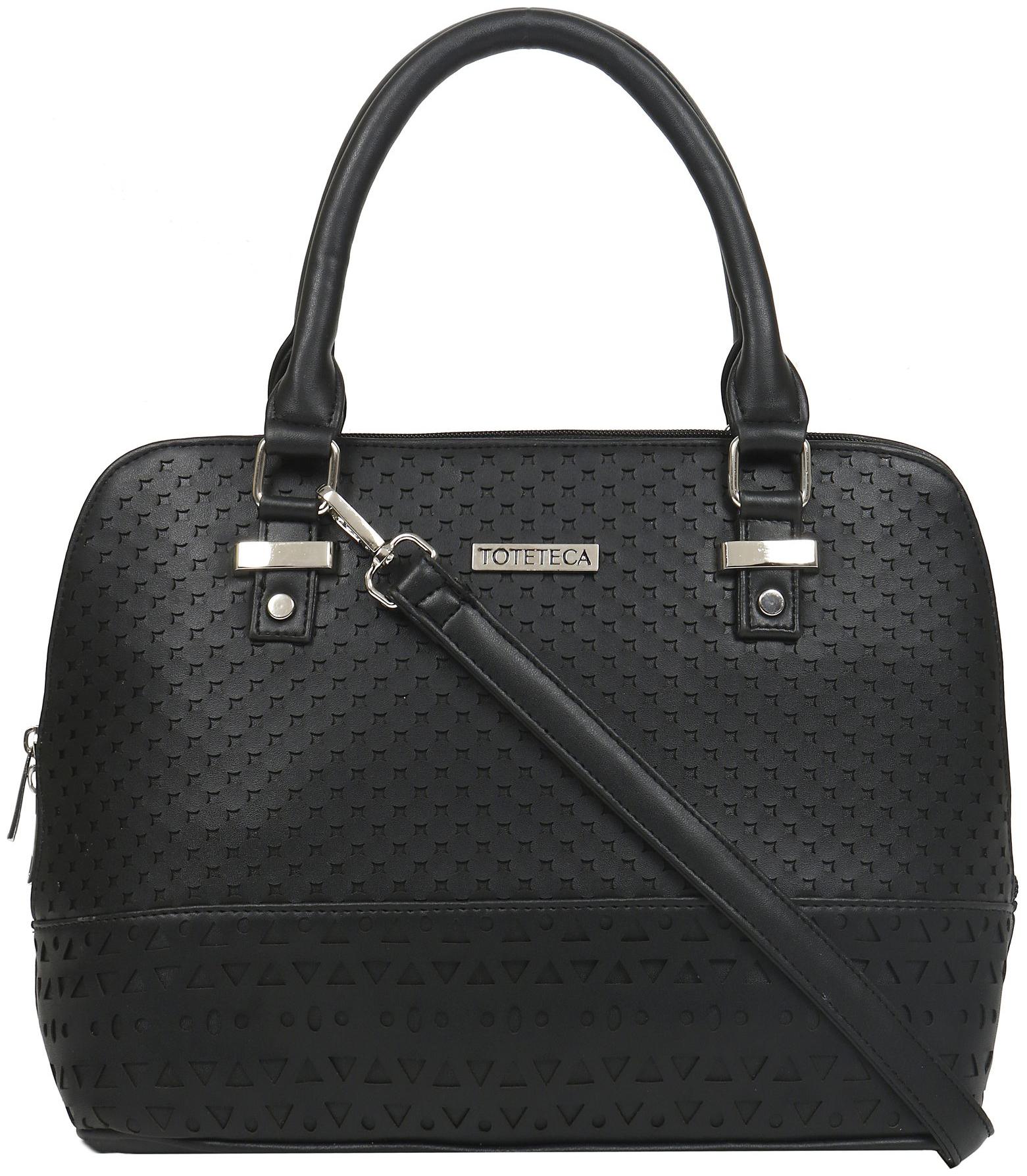 

Toteteca Bag Works Black PU Shoulder Bag