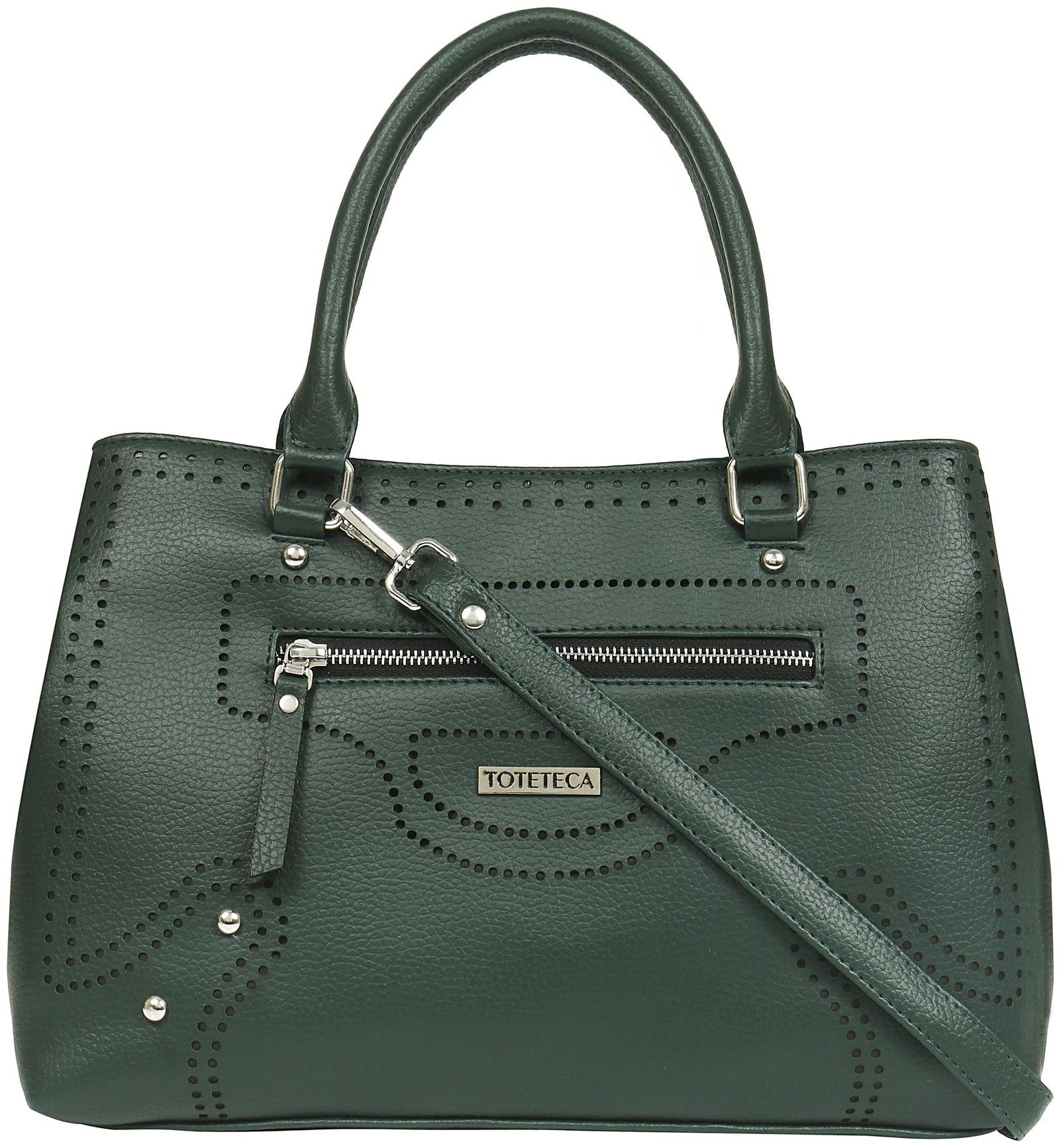 

Toteteca Bag Works Green PU Shoulder Bag