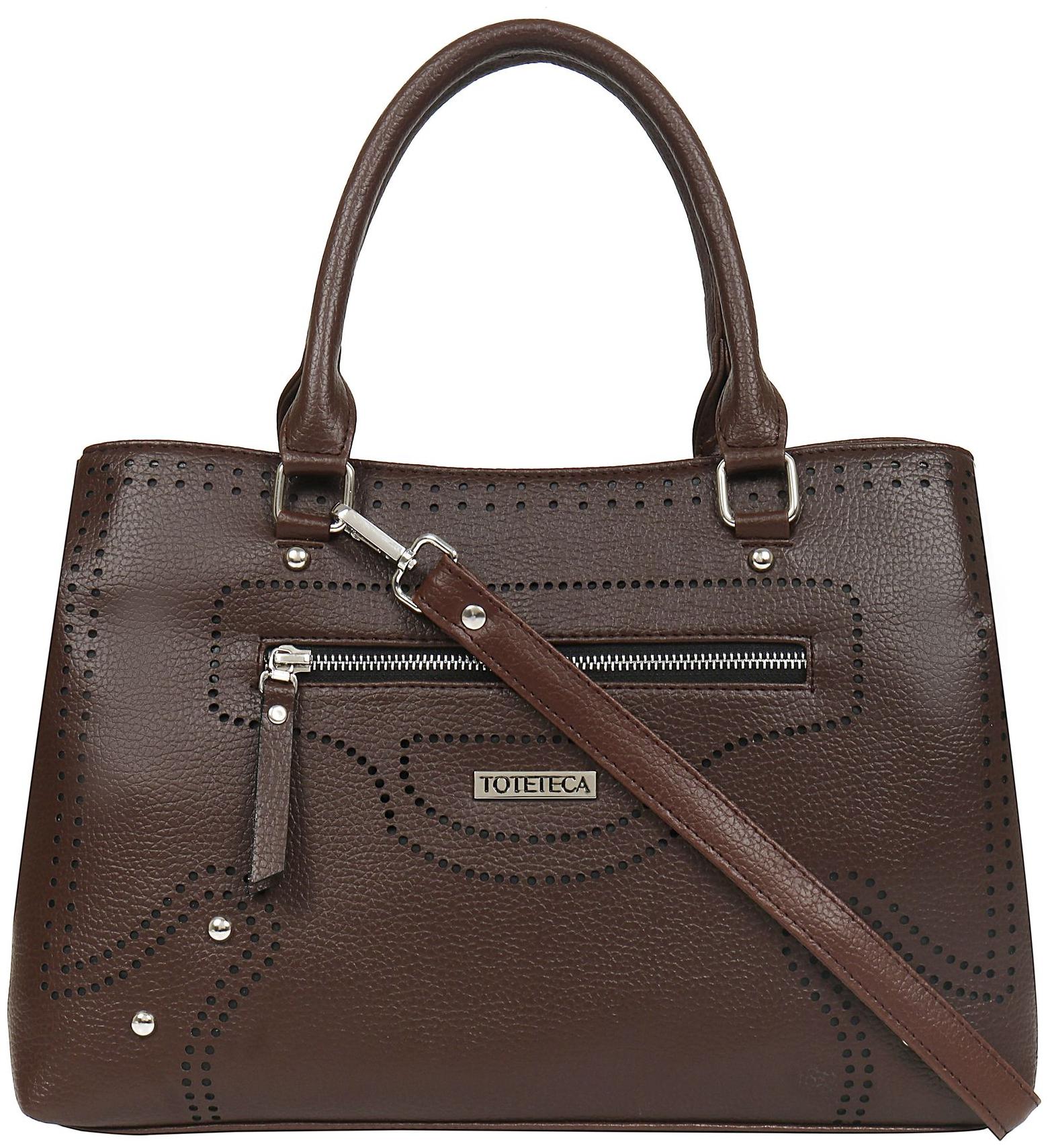 

Toteteca Bag Works Brown PU Shoulder Bag