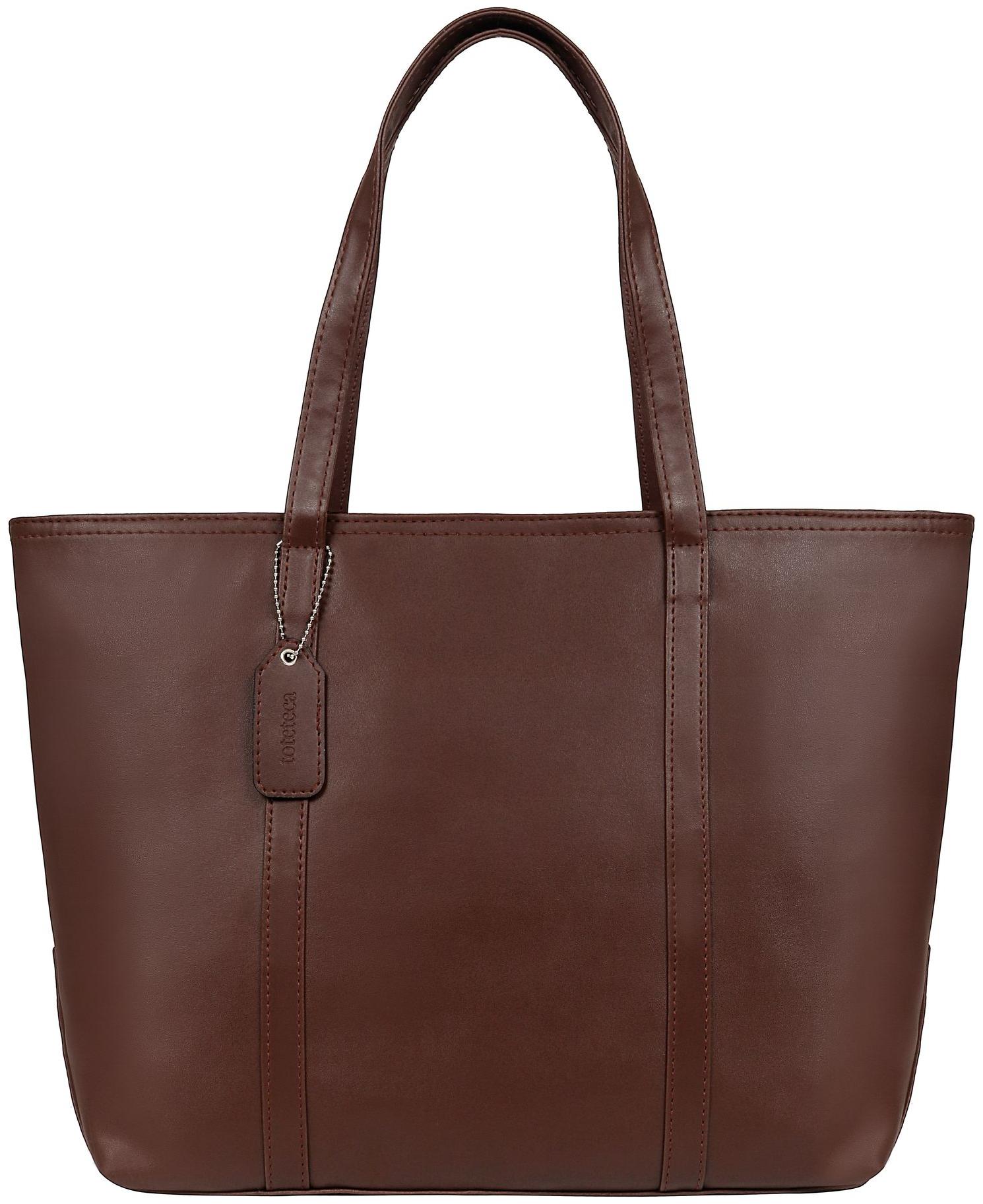 

Toteteca Bag Works Brown PU Shoulder Bag
