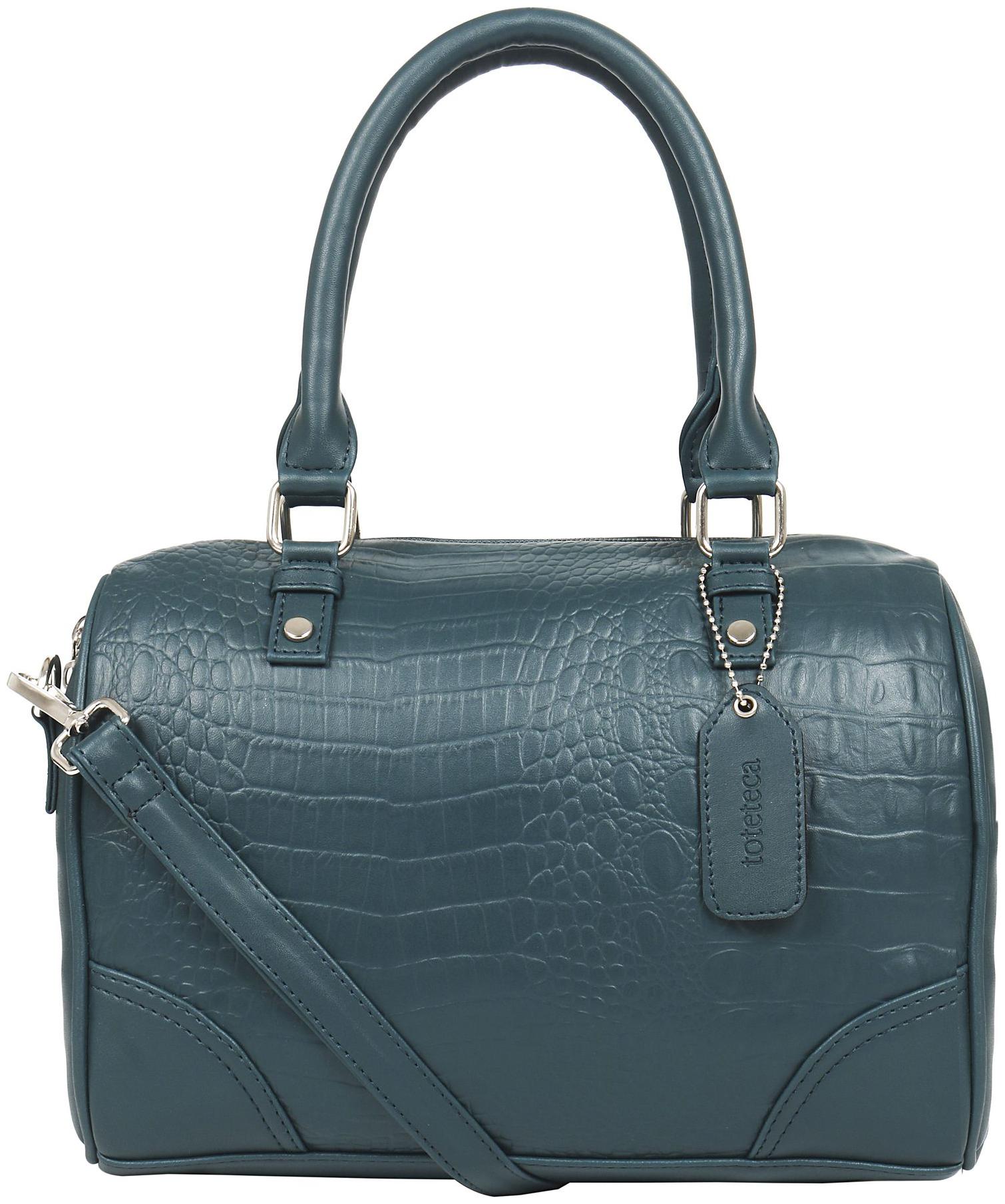 

Toteteca Bag Works Blue PU Shoulder Bag