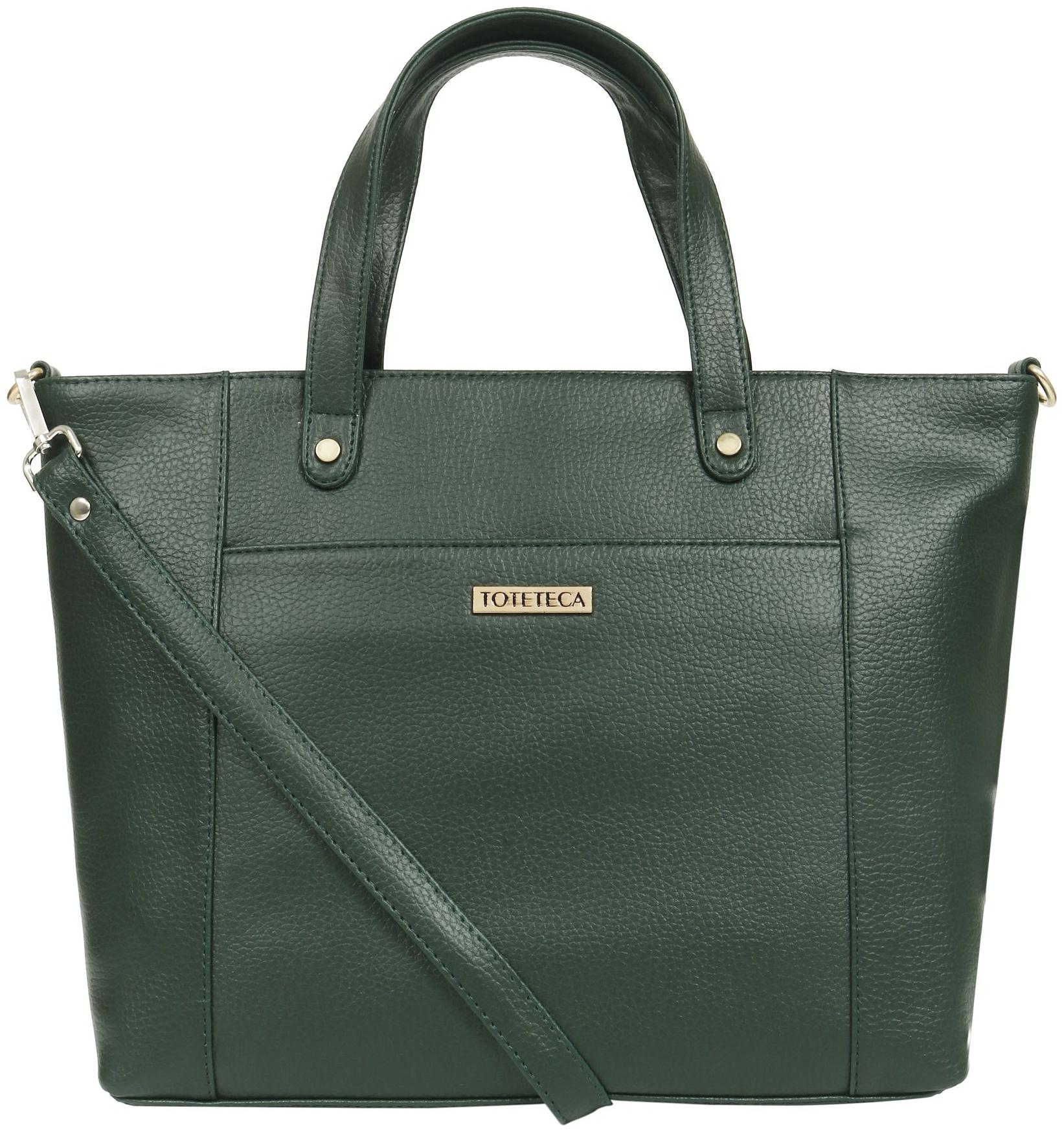 

Toteteca Bag Works Green PU Shoulder Bag