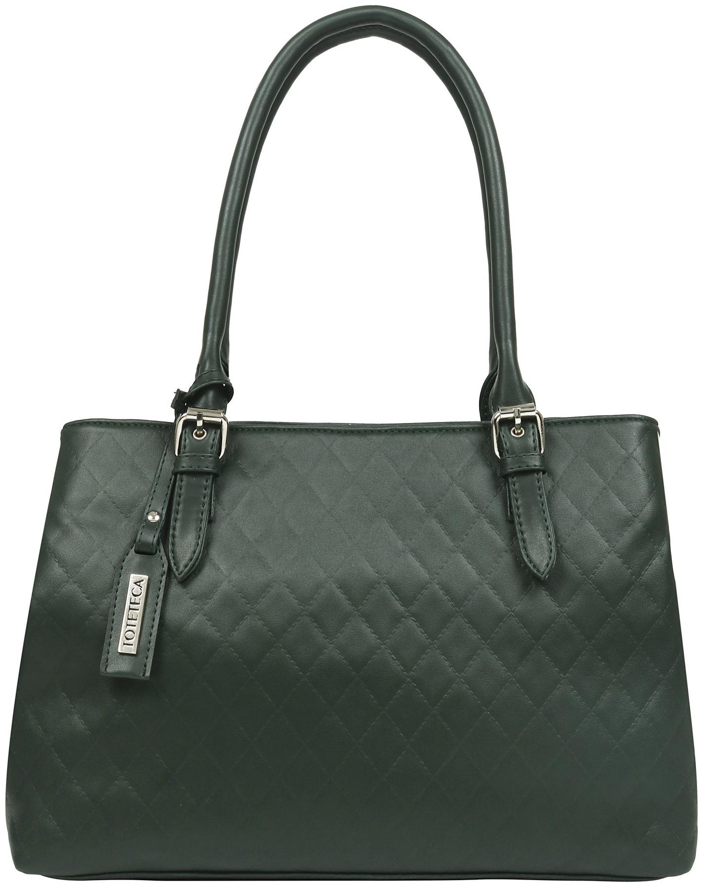 

Toteteca Bag Works Green PU Shoulder Bag