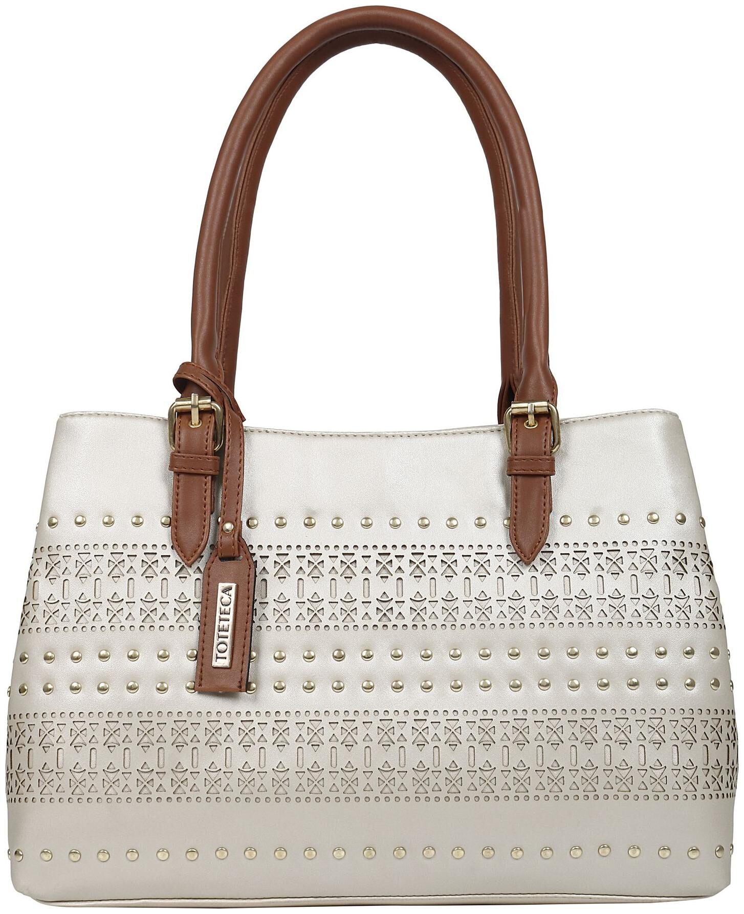 

Toteteca Bag Works Gold PU Shoulder Bag