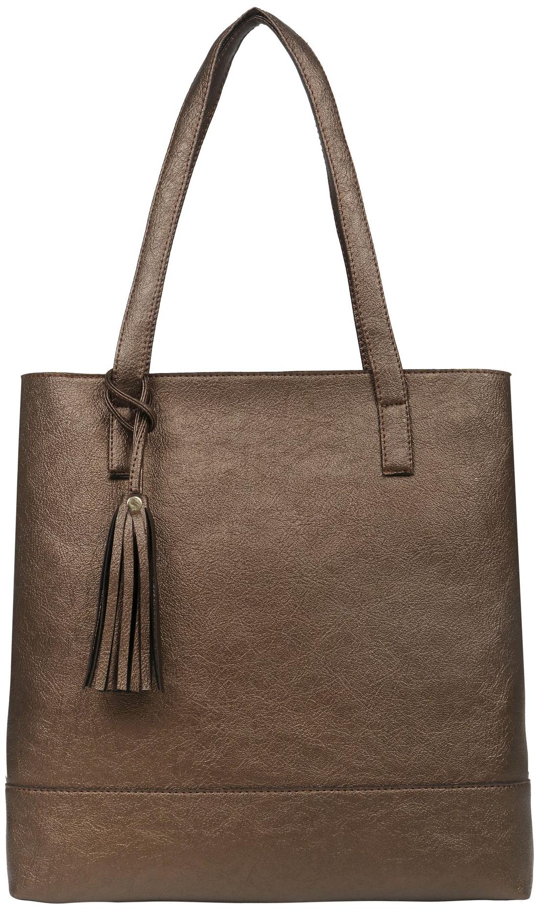 

Toteteca Bag Works Brown PU Shoulder Bag