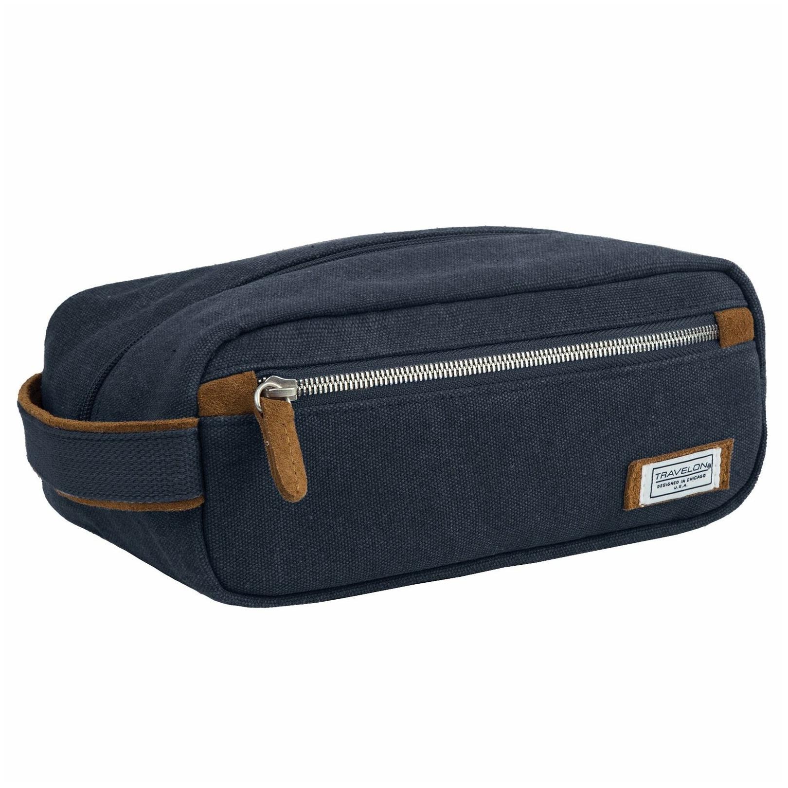 

Travelon Heritage Top Zip Toilety Blue