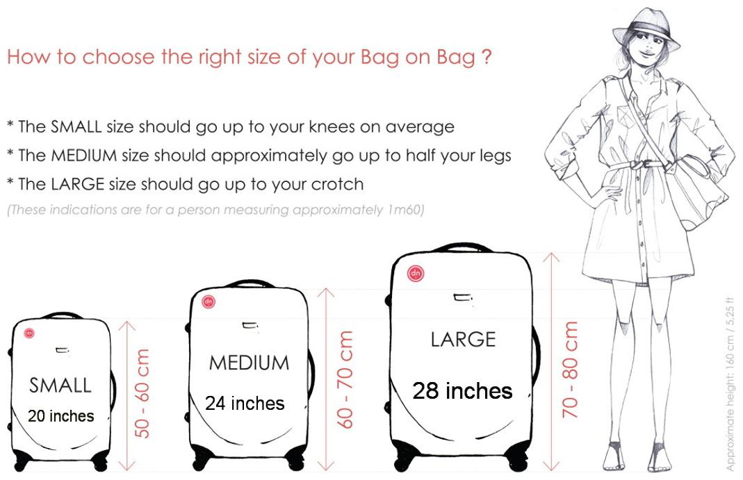 28 inches luggage in cm