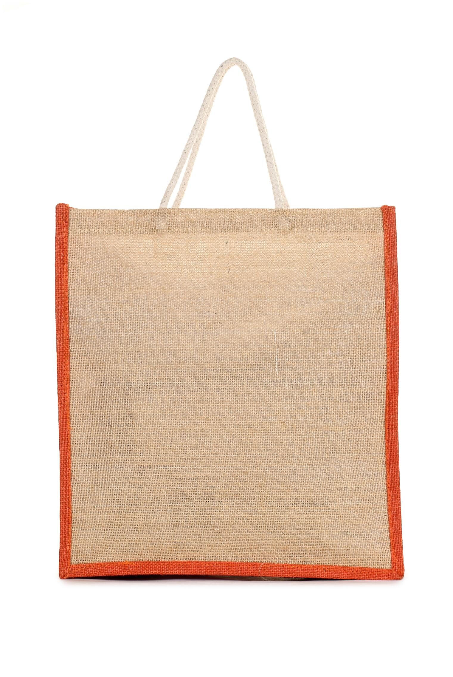 

BEAUTY TROTTERS Red Jute Shoulder Bag