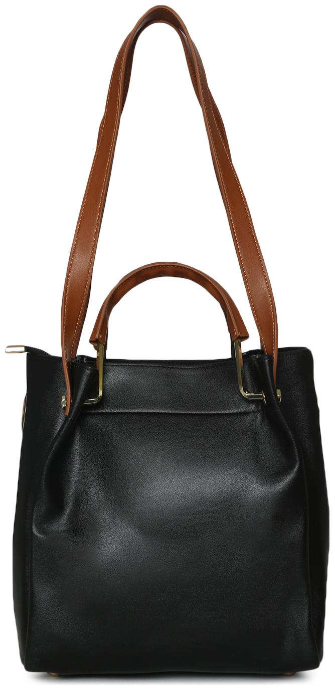 

Truffle Collection Black PU Shoulder Bag - TC-ACE-041-BLKTANPU-ONE