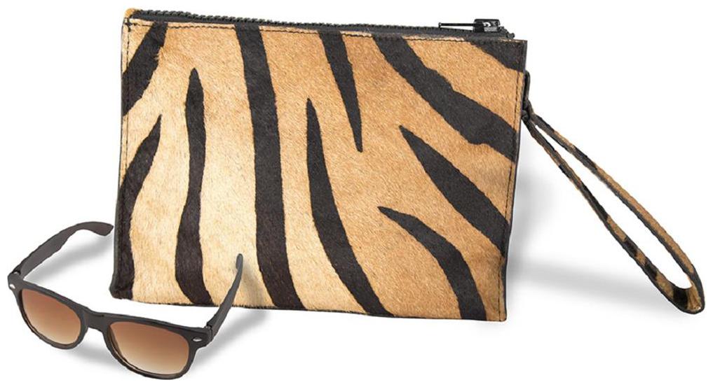 

Trysco Women Tan Leather Clutch