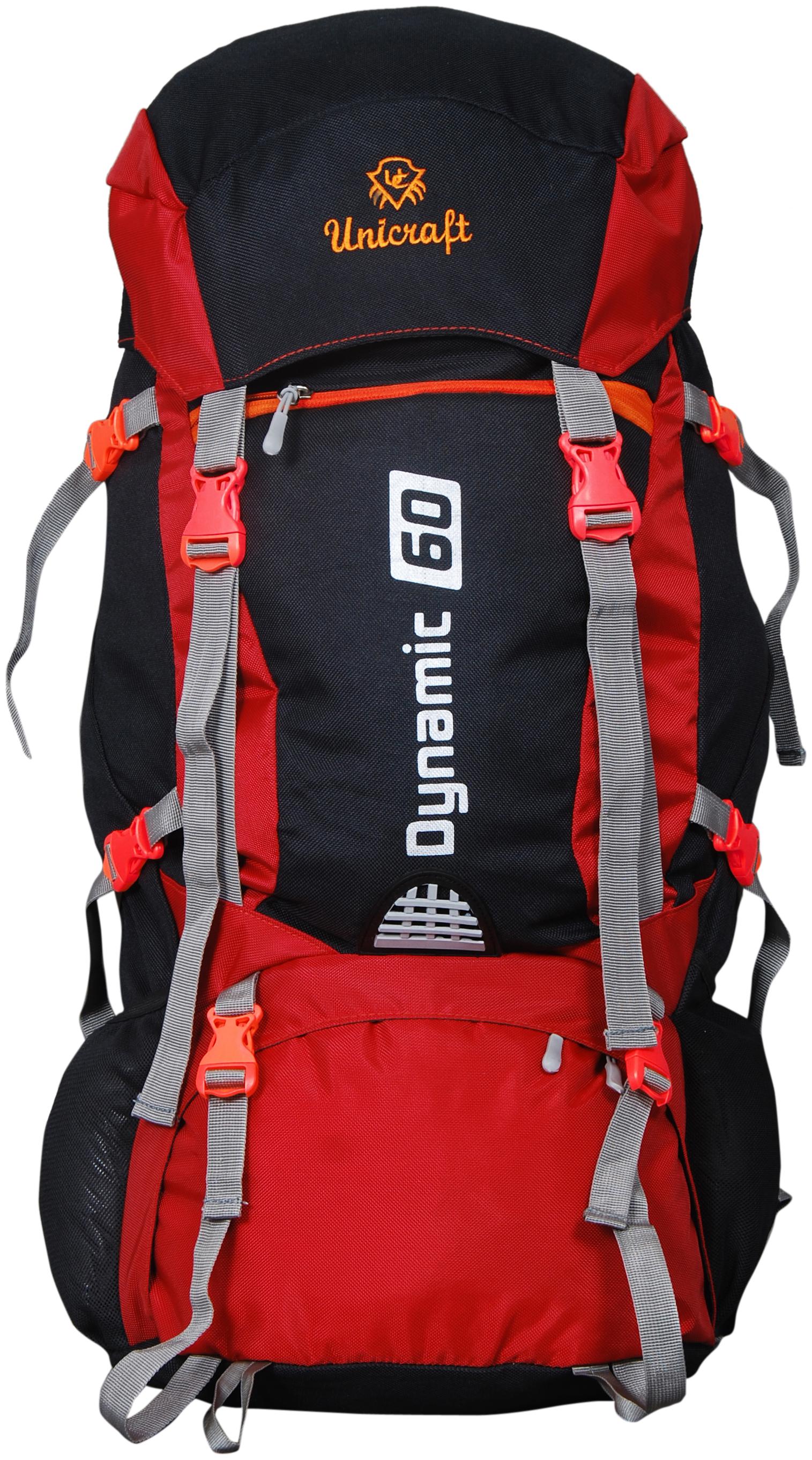 

UC UNICRAft Rucksack 60 L Waterproof Rucksack Dynamic Gear up Travelling Hiking Camping Trekking -UC-3302(Mehroon)