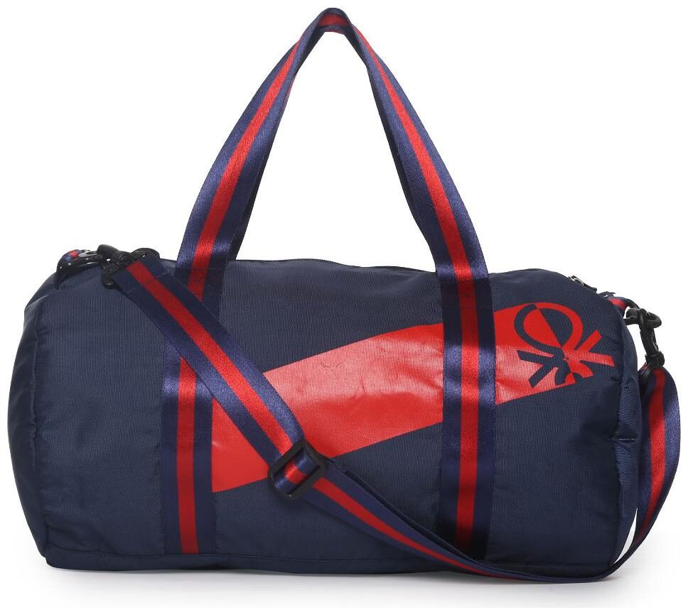 

UNITED COLORS OF BENETTON GYM DUFFLE BAG NAVY BLUE