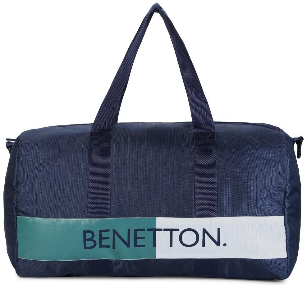 

UNITED COLORS OF BENETTON GYM DUFFLE BAG NAVY BLUE