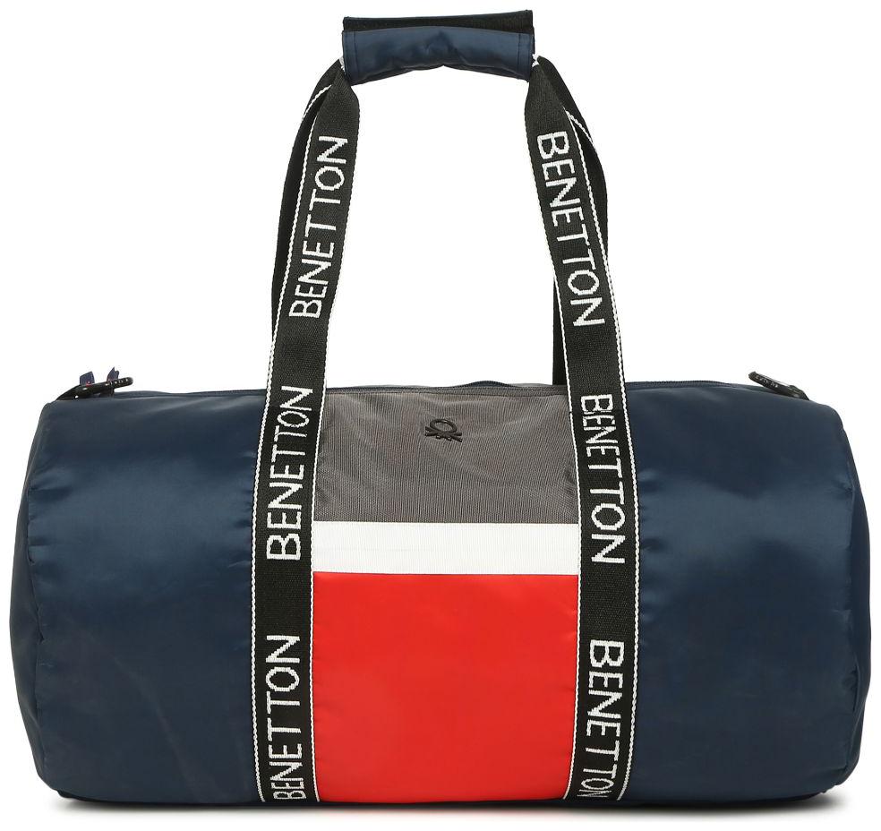 United Colors Of Benetton Red /&Black Duffle//Gym Bag