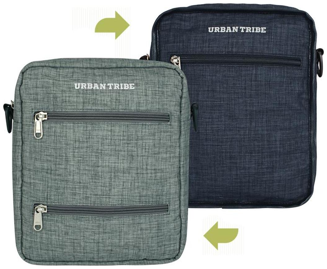 

Urban Tribe Dawn2Dusk Compact Reversible Cross Body Travel Sling Bag (5 Litres) Melange