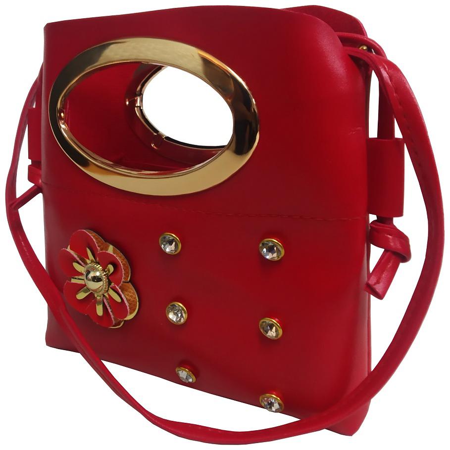 

Utkarsh Durable And Superior Quality Trendy Designs Synthetic Leather Women s Shoulder Lightweight Handheld Handbag And Sling Bag (Red Color)