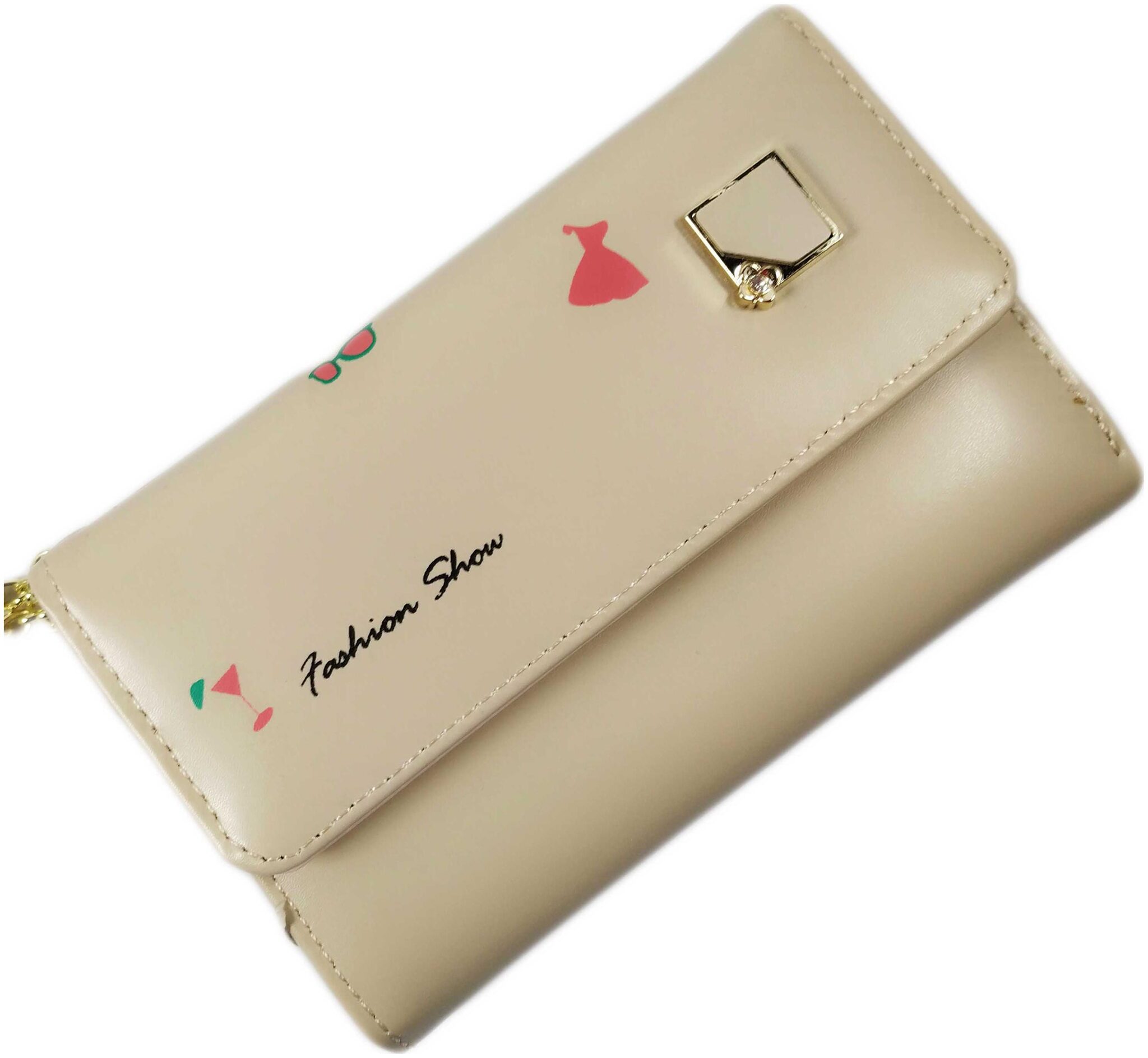

Valerie Women Gold Leather Wallet