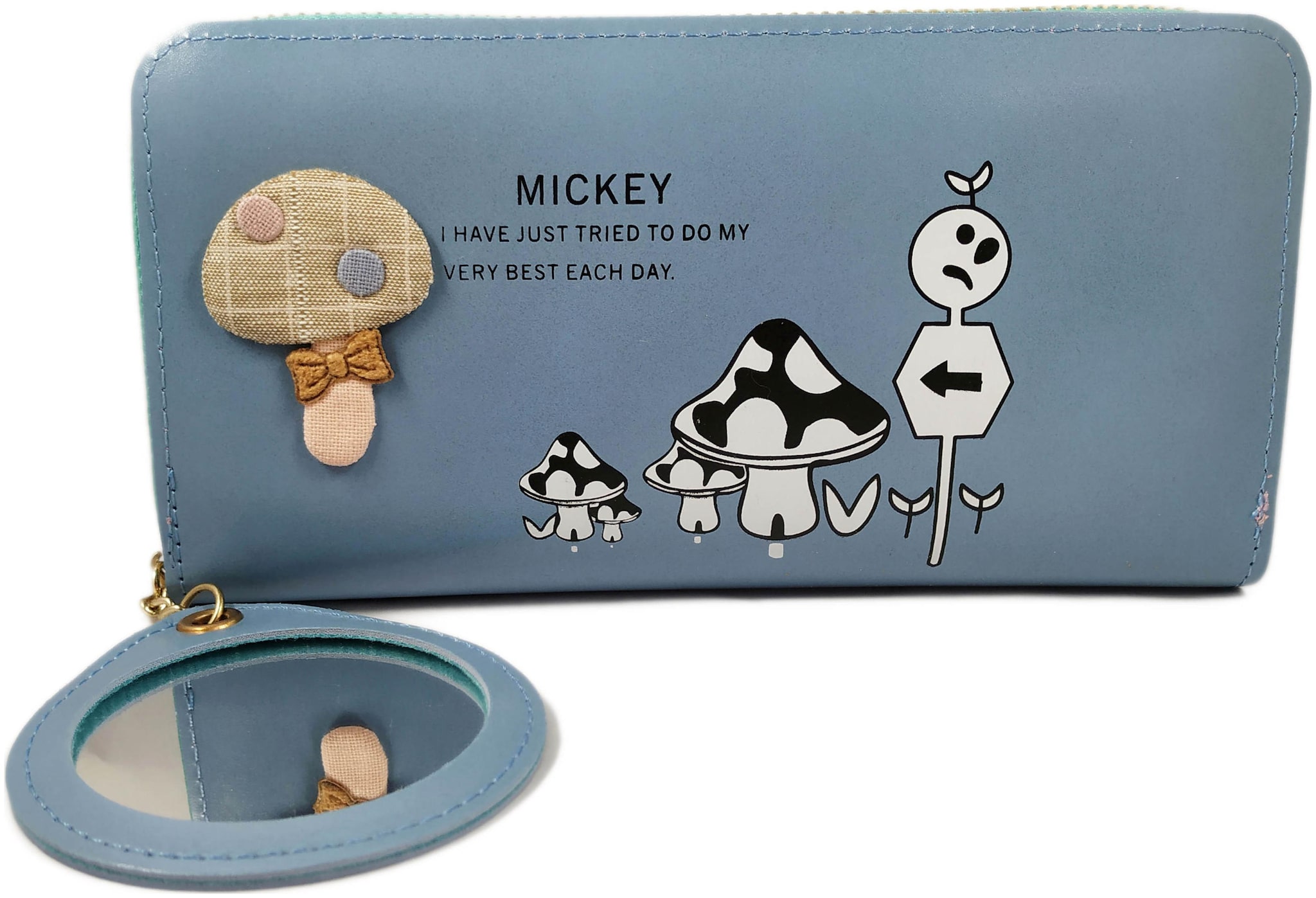 

Valerie Women Blue Leather Wallet