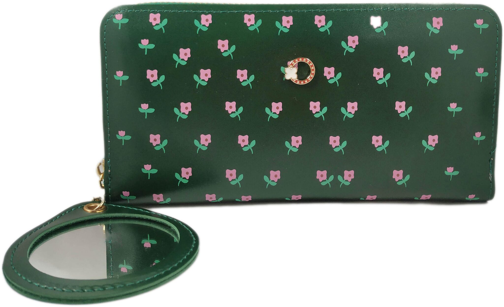 

Valerie Women Green Leather Wallet