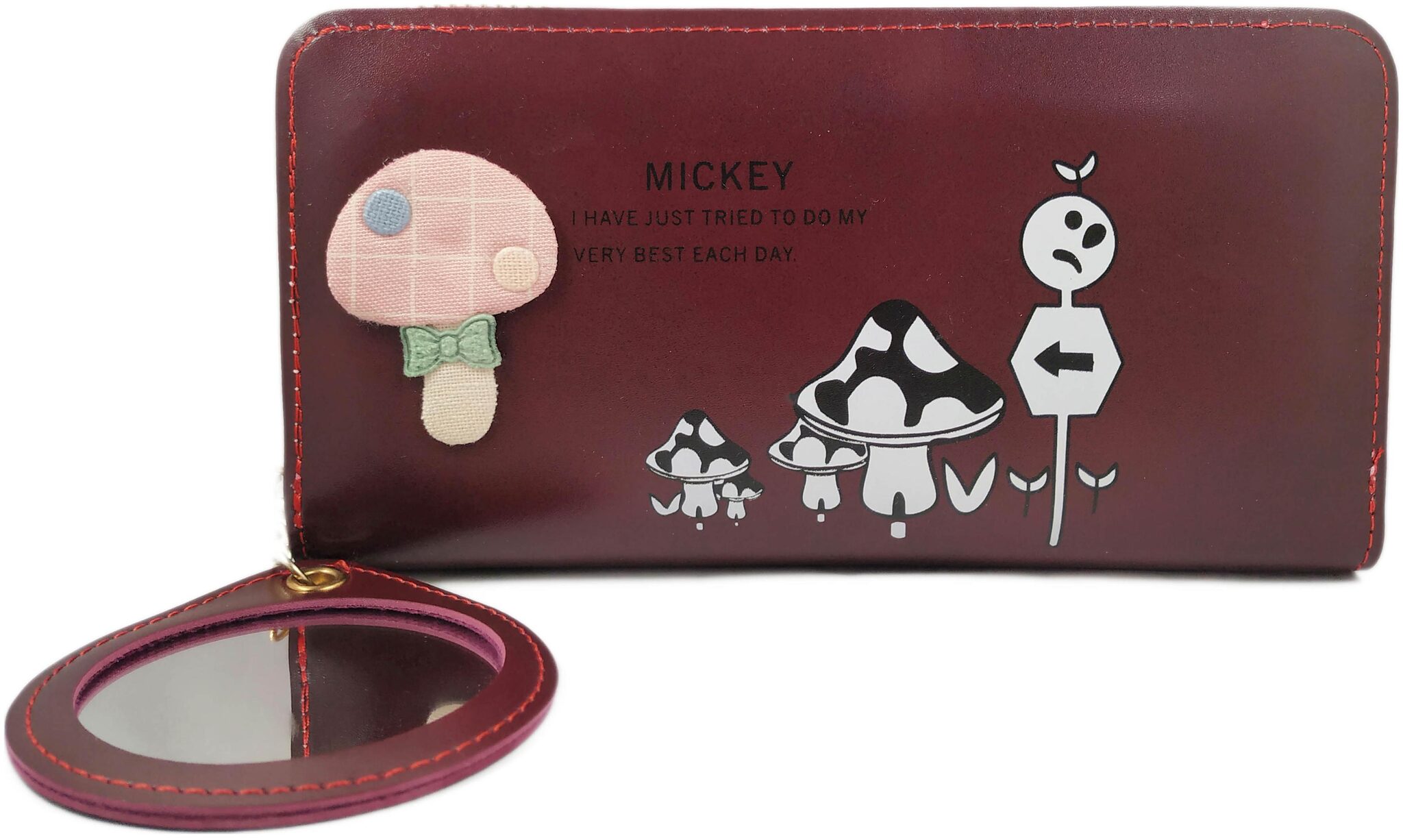 

Valerie Women Red Leather Wallet