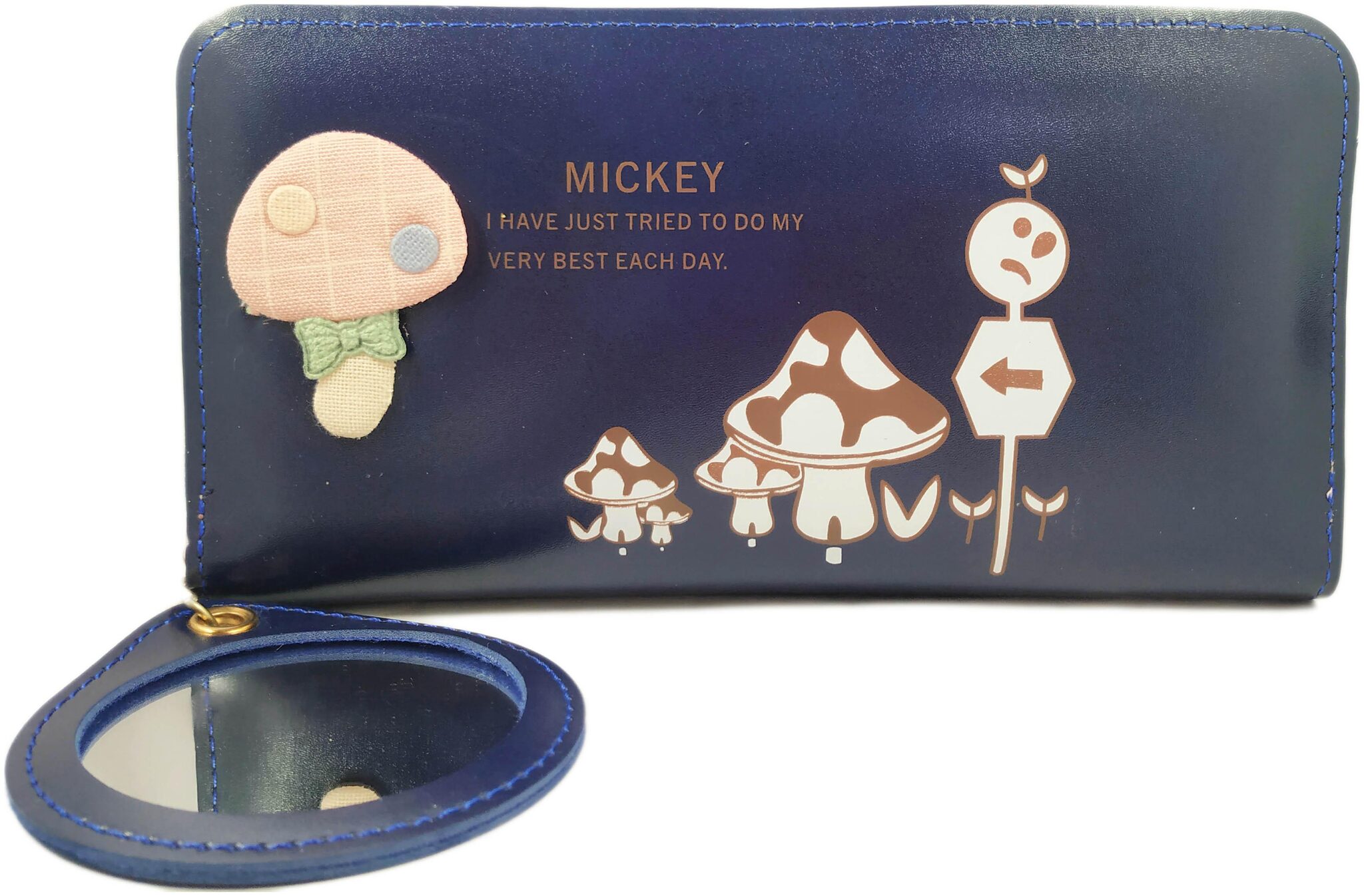 

Valerie Women Blue Leather Wallet