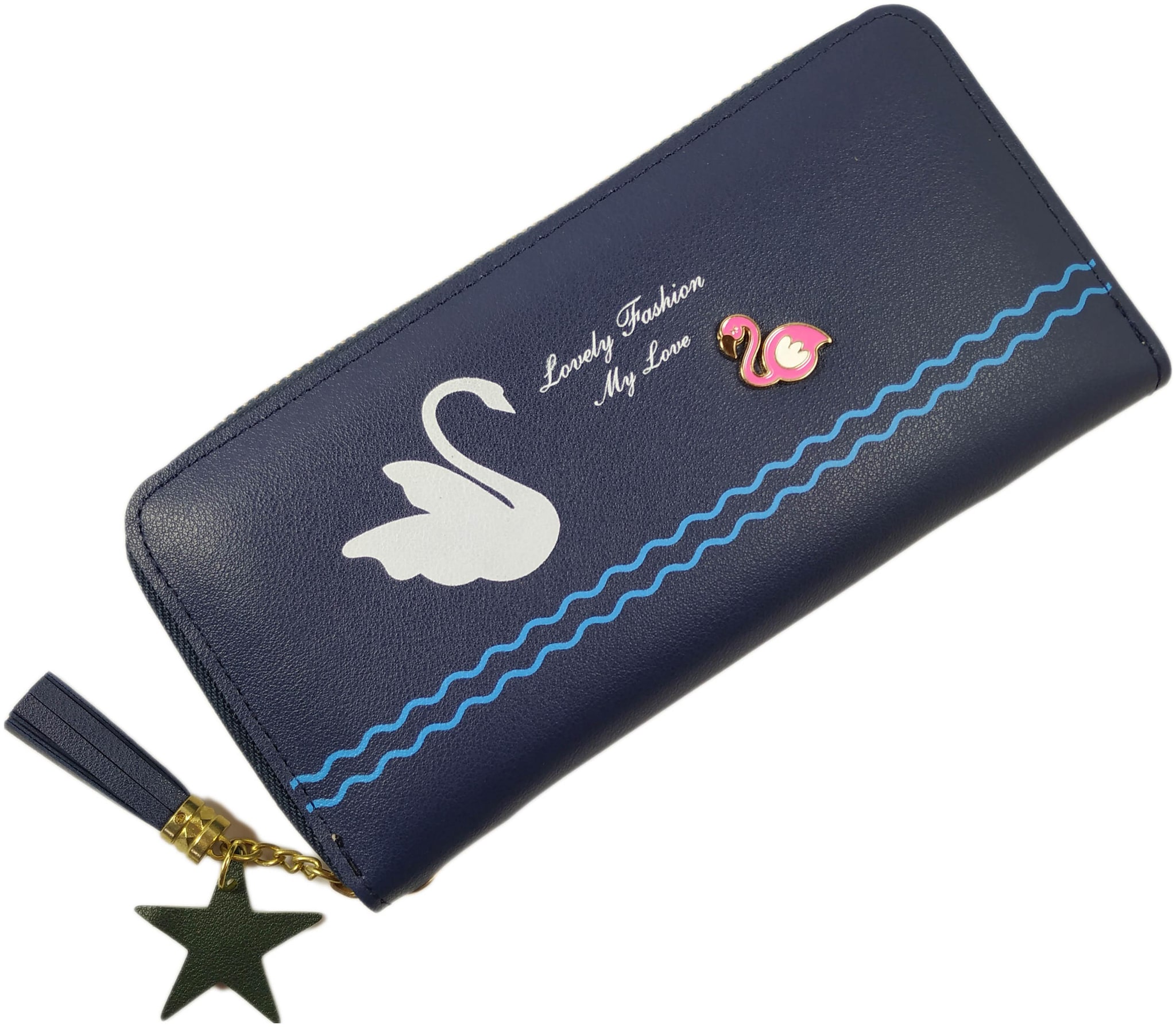 

Valerie Women Blue Leather Wallet