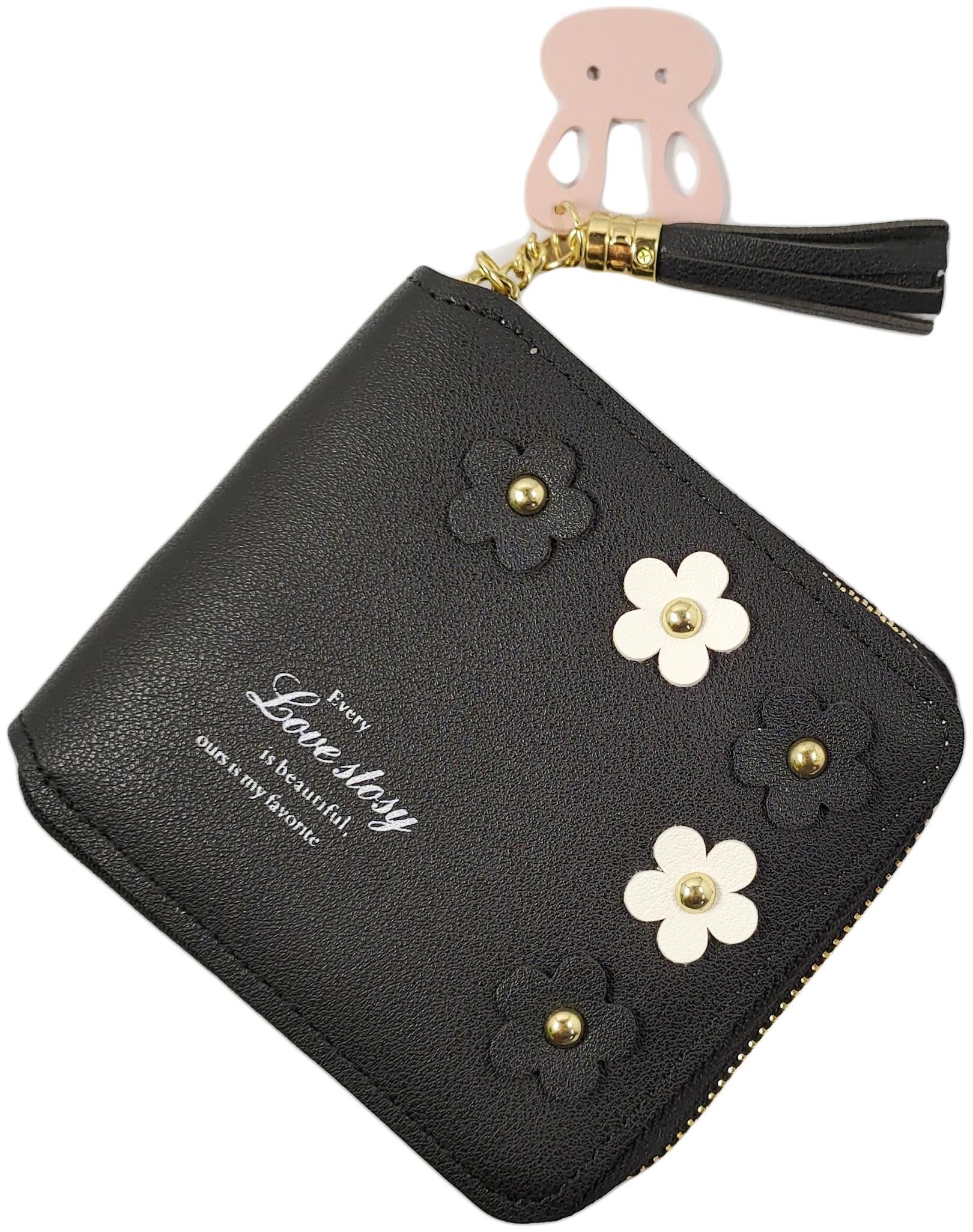 

Valerie Women Black Leather Wallet