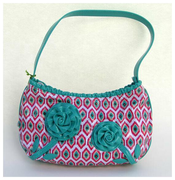 

Vera Bradley Purse Comin Up Roses Handbag Call Me Coral Pink Teal Green Blue NWT