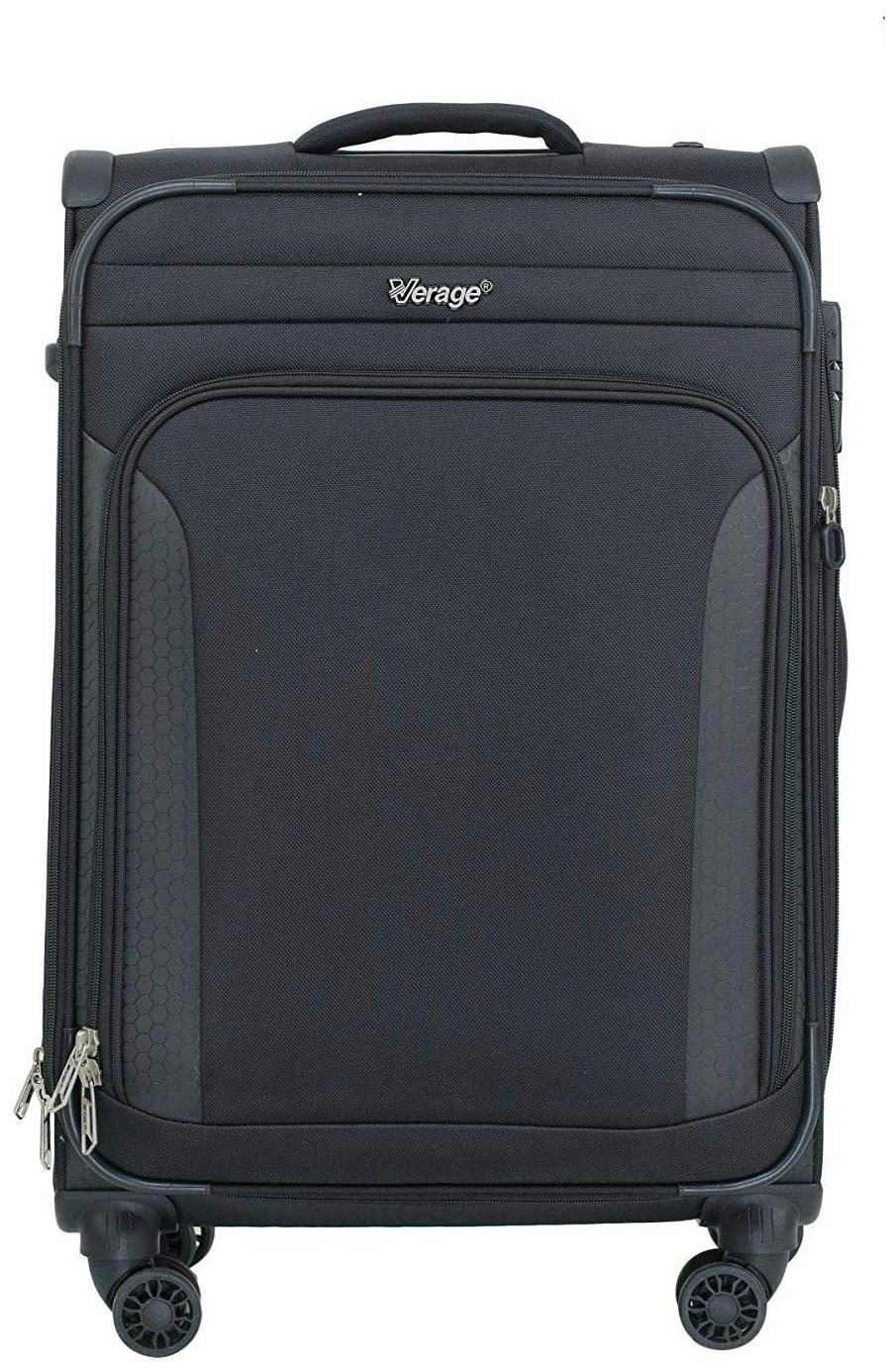 

Verage Bristol Medium Size Soft Luggage Bag ( Black 8 Wheels )