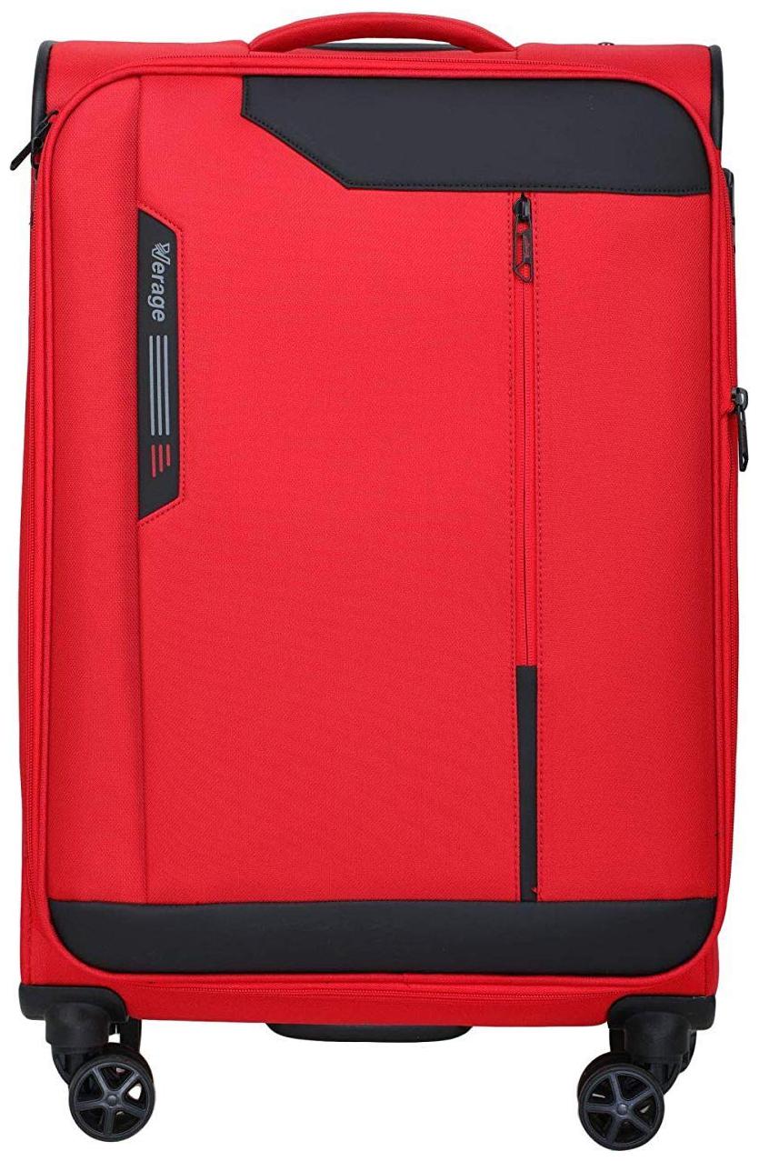 

Verage Cambridge Medium Size Soft Luggage Bag ( Red 8 Wheels )