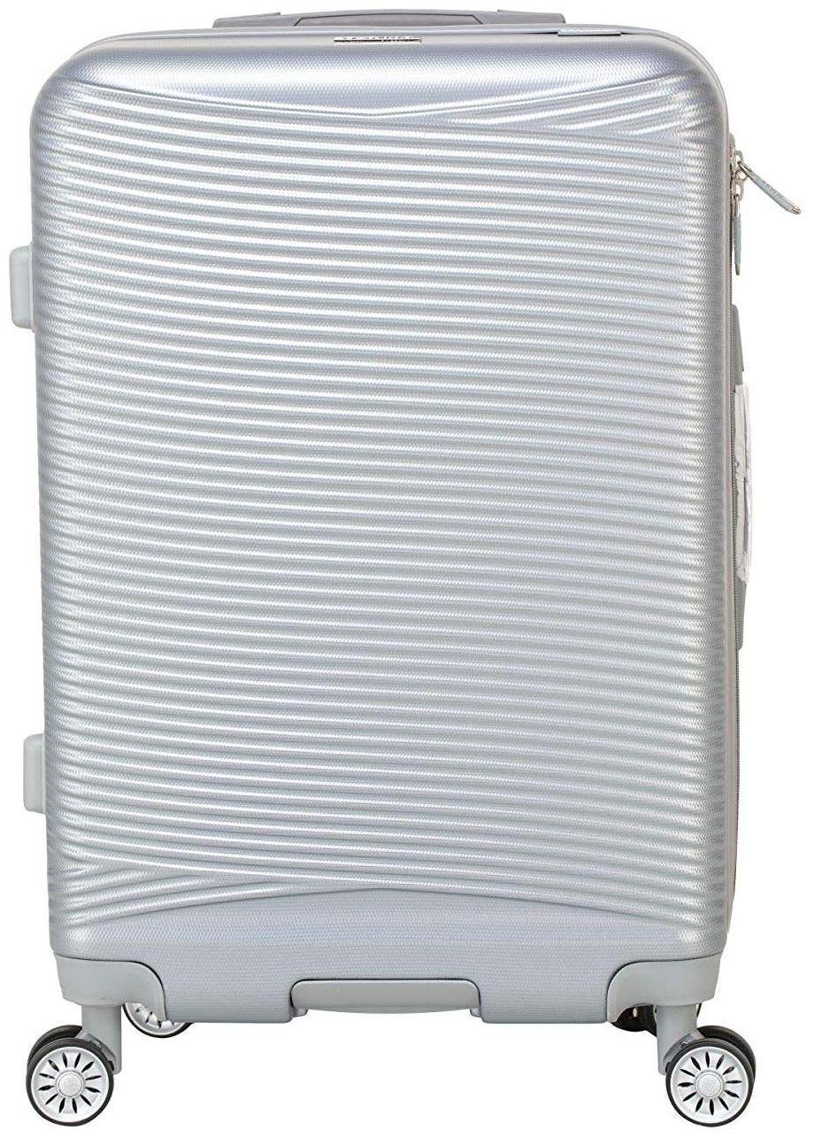 

Verage Firestone Medium Size Hard Luggage Bag ( Silver 8 Wheels )