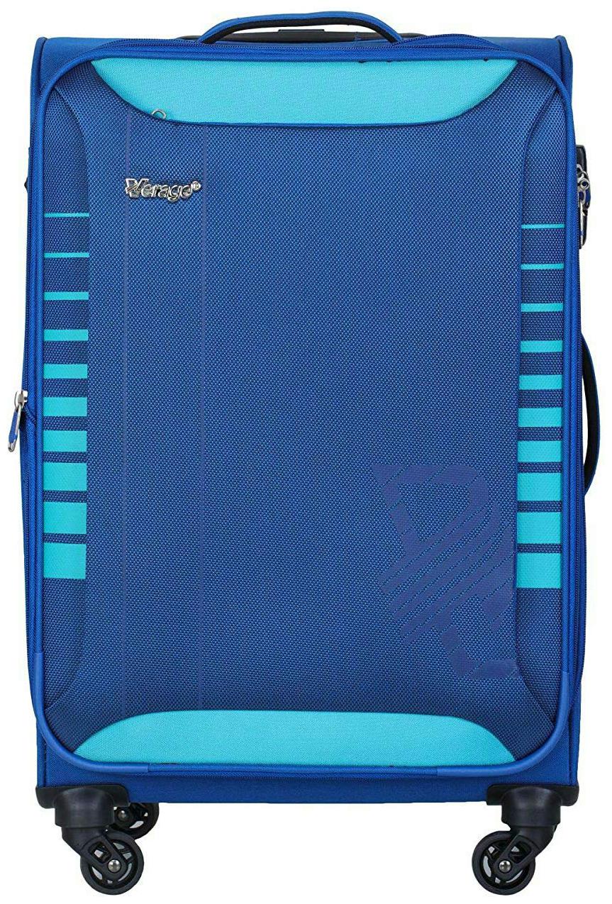 

Verage Stardust Large Size Soft Luggage Bag ( Blue 4 Wheels )