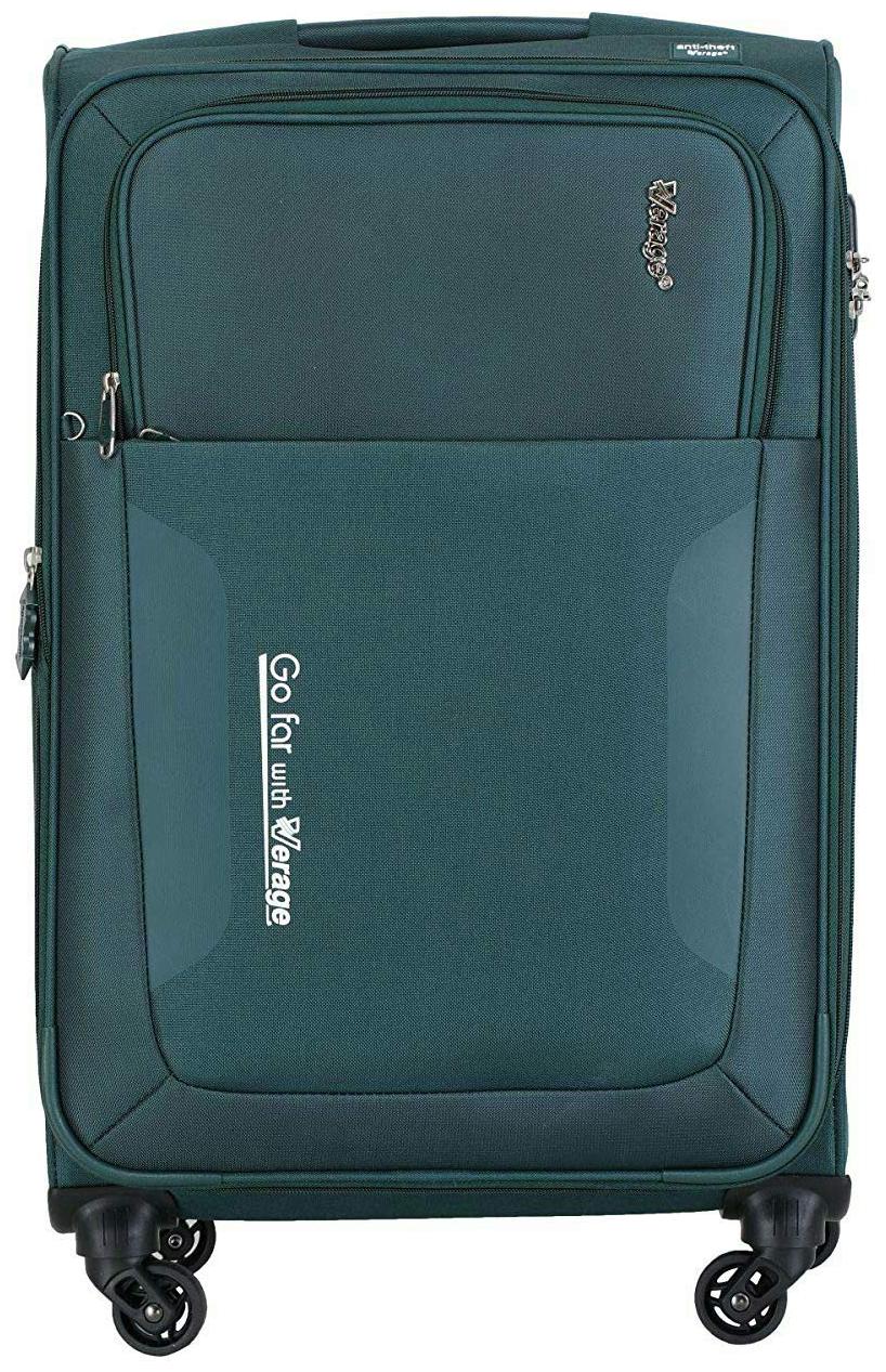 

Verage Primus Cabin Size Soft Luggage Bag ( Green 4 Wheels )