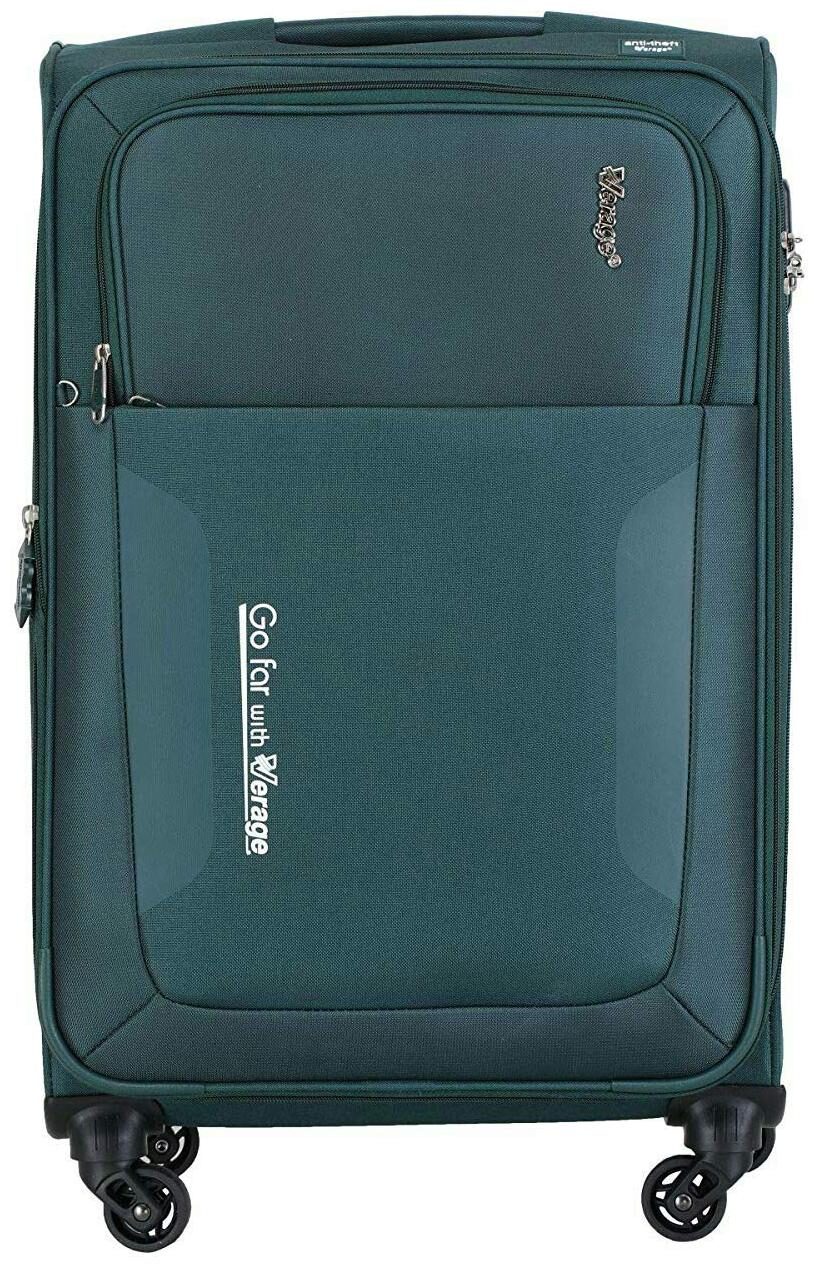 

Verage Primus Large Size Soft Luggage Bag ( Green 4 Wheels )