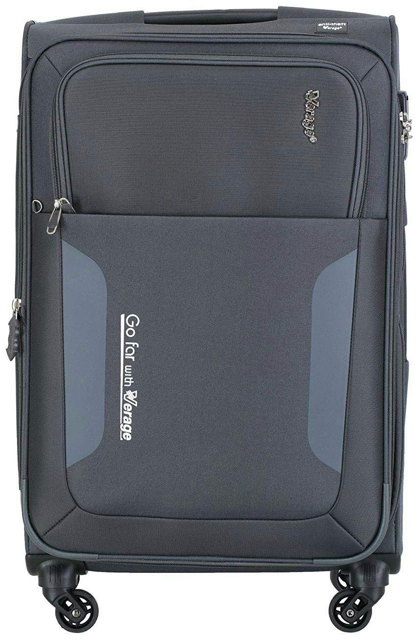 

Verage Primus Cabin Size Soft Luggage Bag ( Grey 4 Wheels )