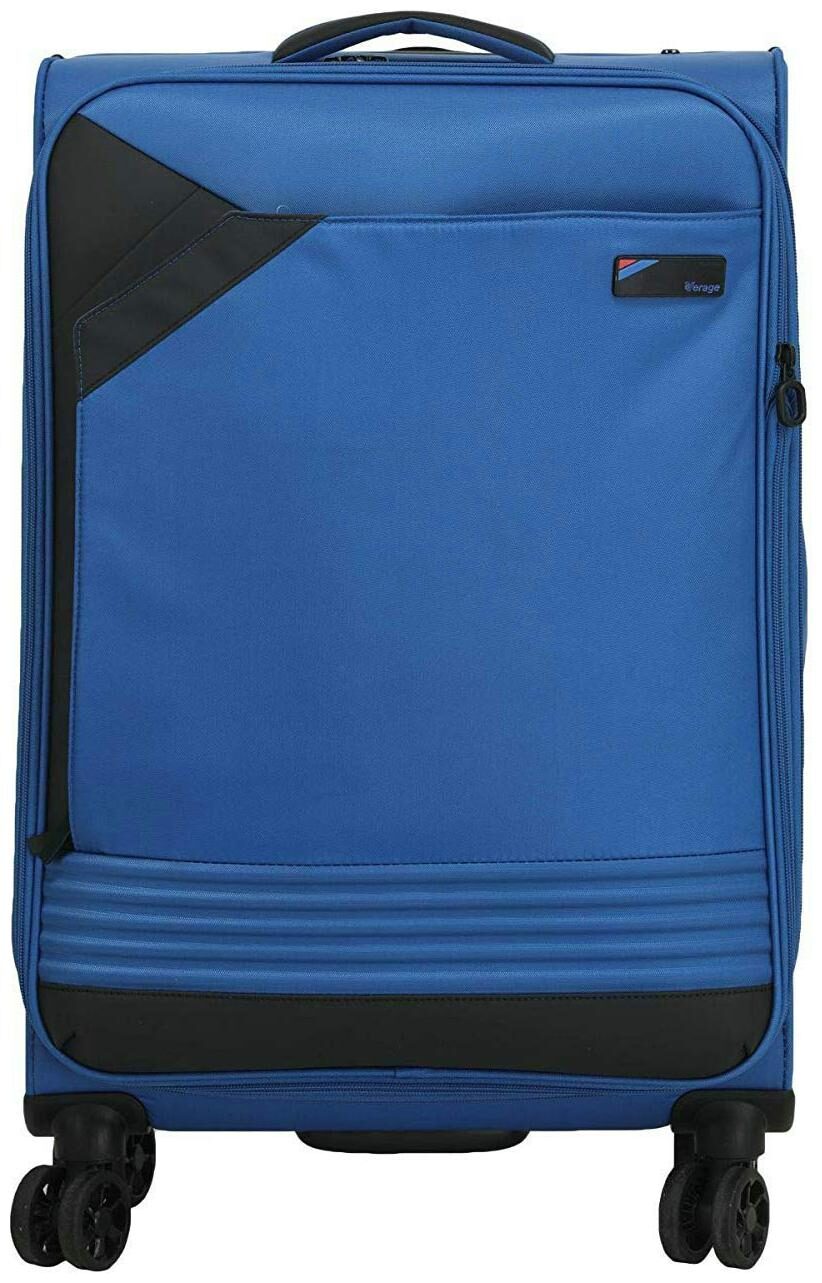 

Verage Skyline Cabin Size Soft Luggage Bag ( Blue 8 Wheels )