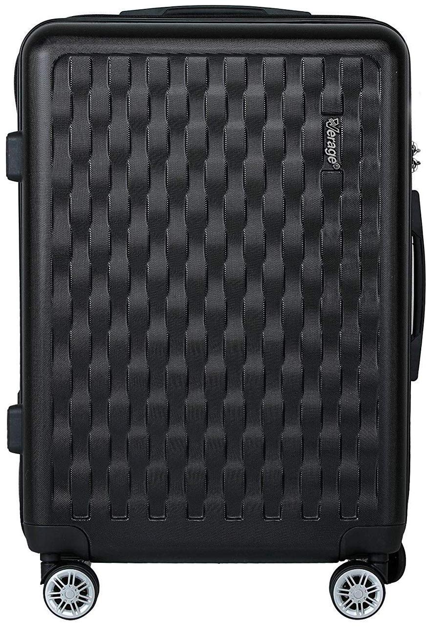 

Verage Velocity Cabin Size Hard Luggage Bag ( Black 8 Wheels )