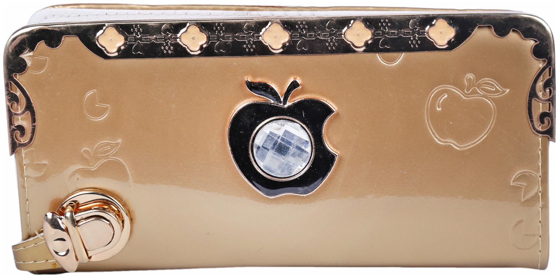 

VHPQ Beautiful Stylish Gold Clutch