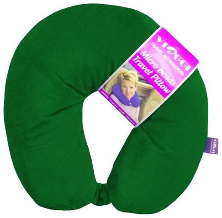 Buy Viaggi Microbead Travel Neck Pillow With Fleece Hunter Green