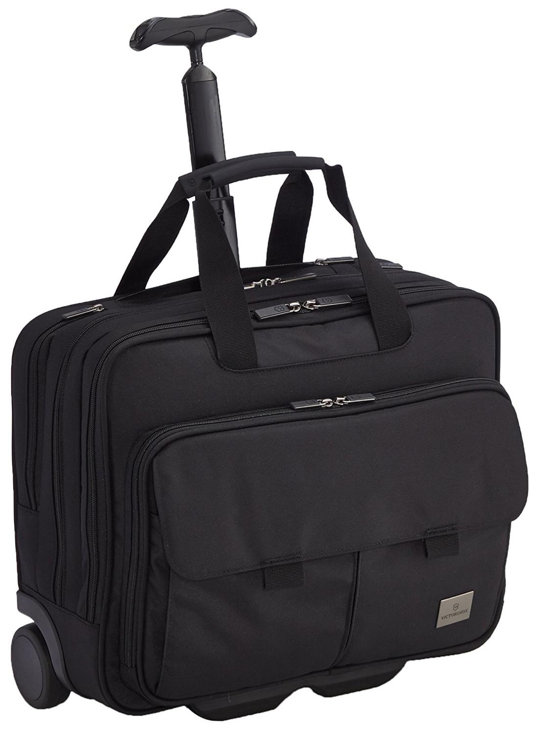 

Victorinox Werks Professional Strategist Wheeled Laptop Case With Monopole And Tablet eReader Pocket