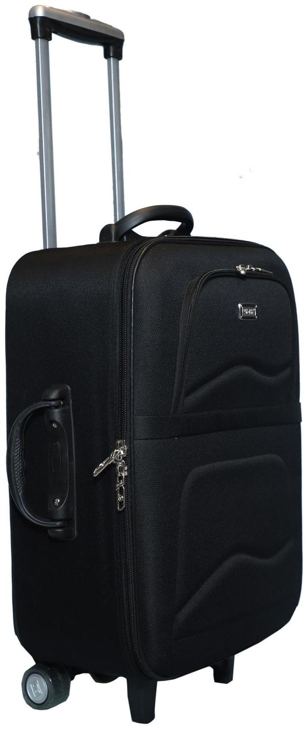 

Vidhi Medium Size Soft Luggage Bag ( Black 3 Wheels )