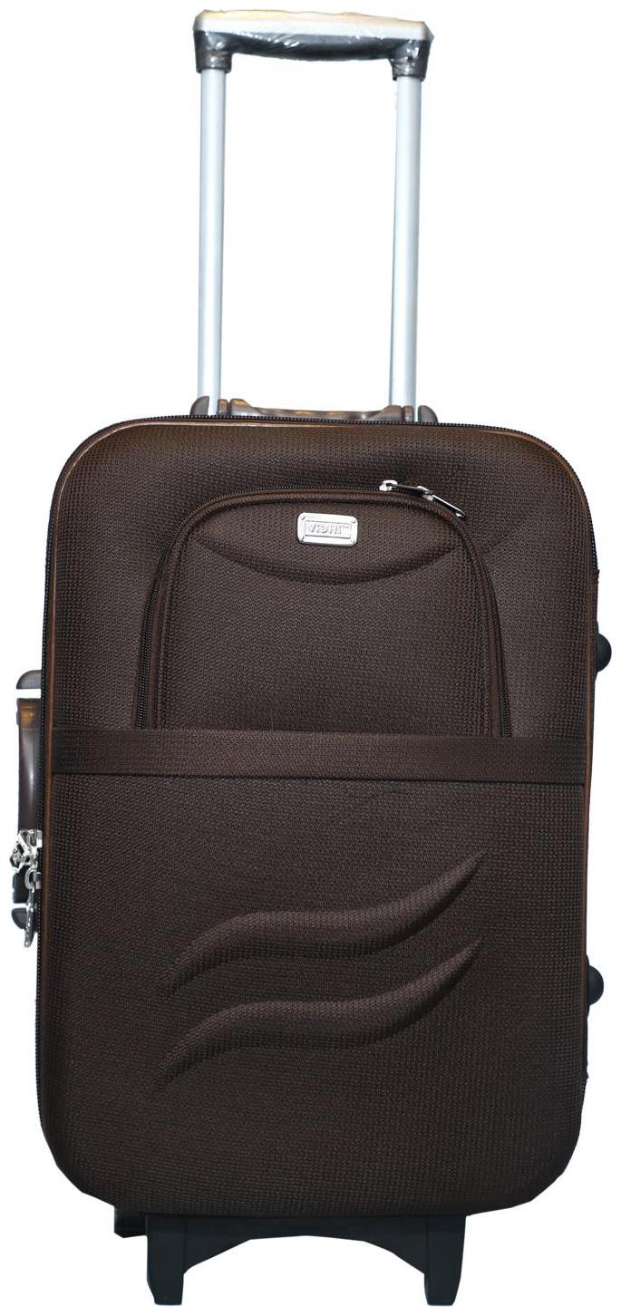 

Vidhi Cabin Size Soft Luggage Bag ( Tan 3 Wheels )